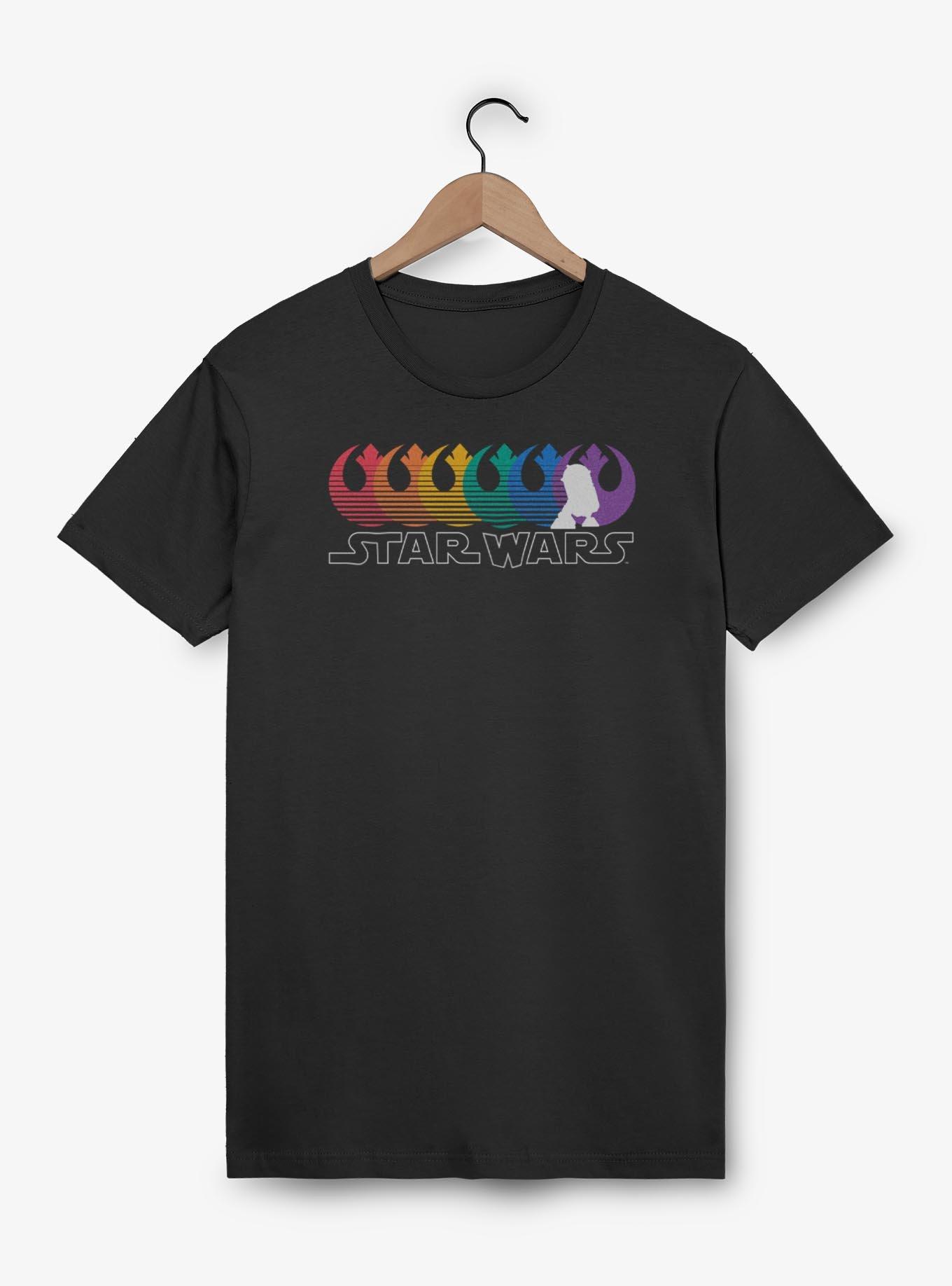 Star Wars Rainbow Star Wars T-Shirt, BLACK, hi-res