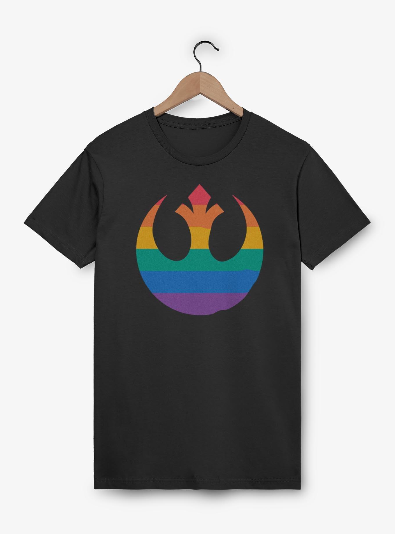 Star Wars Rainbow Icon T-Shirt, BLACK, hi-res