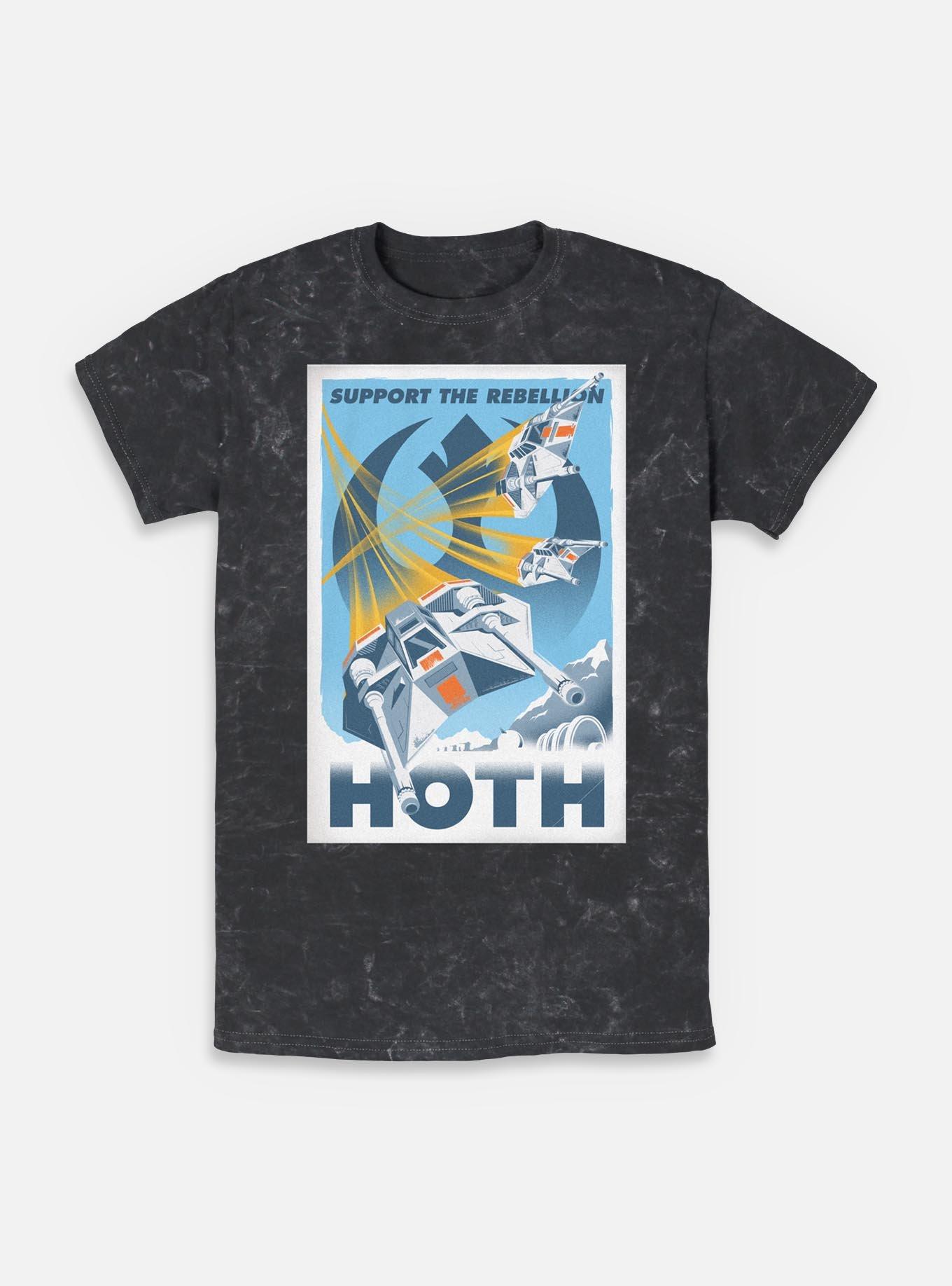 Star Wars Rebellion Support Mineral Wash T-Shirt, , hi-res