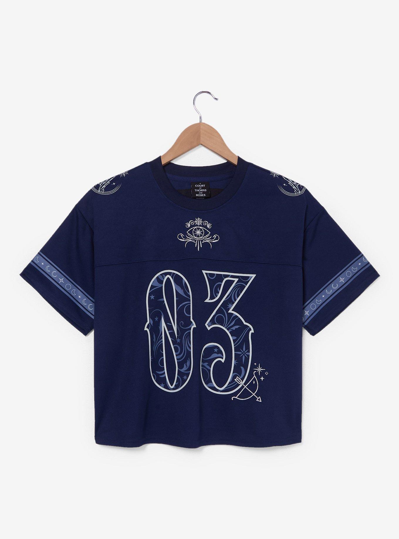 A Court of Thorns and Roses Feyre Archeron Women's Cropped Football Jersey - BoxLunch Exclusive, , hi-res