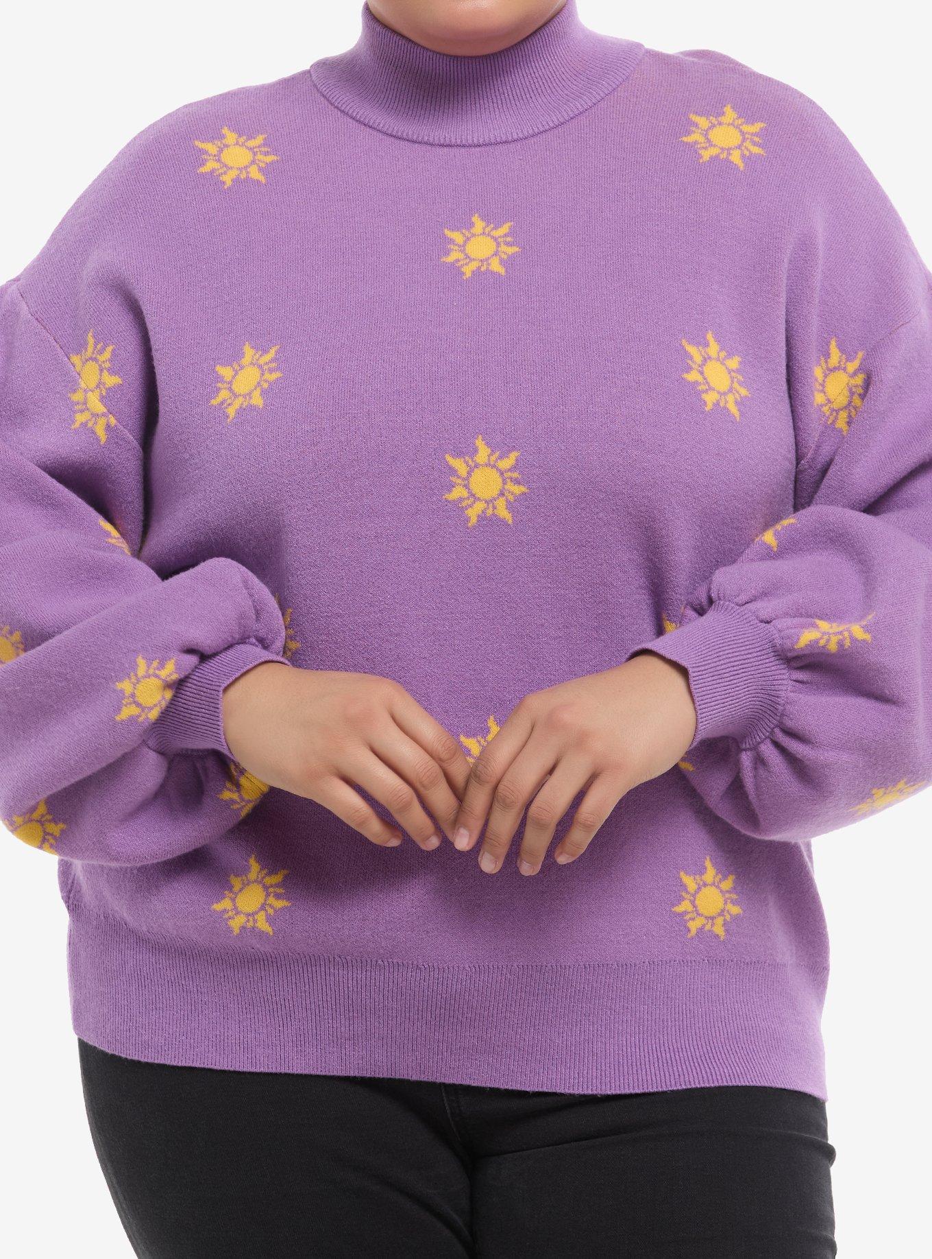 Her Universe Disney Tangled Suns Knit Sweater Plus Size Her Universe Exclusive, , hi-res