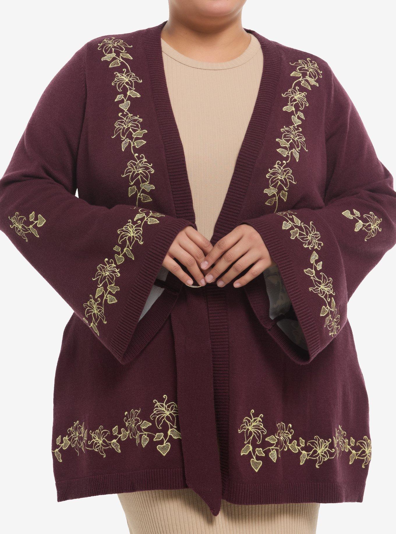 Her Universe Disney Tangled Mother Gothel Belt Cardigan Plus Size Her Universe Exclusive, , hi-res