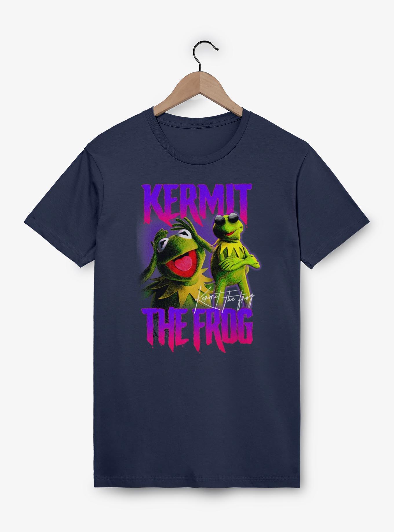 Disney The Muppets Kermit The Frog Stance  T-Shirt, NAVY, hi-res