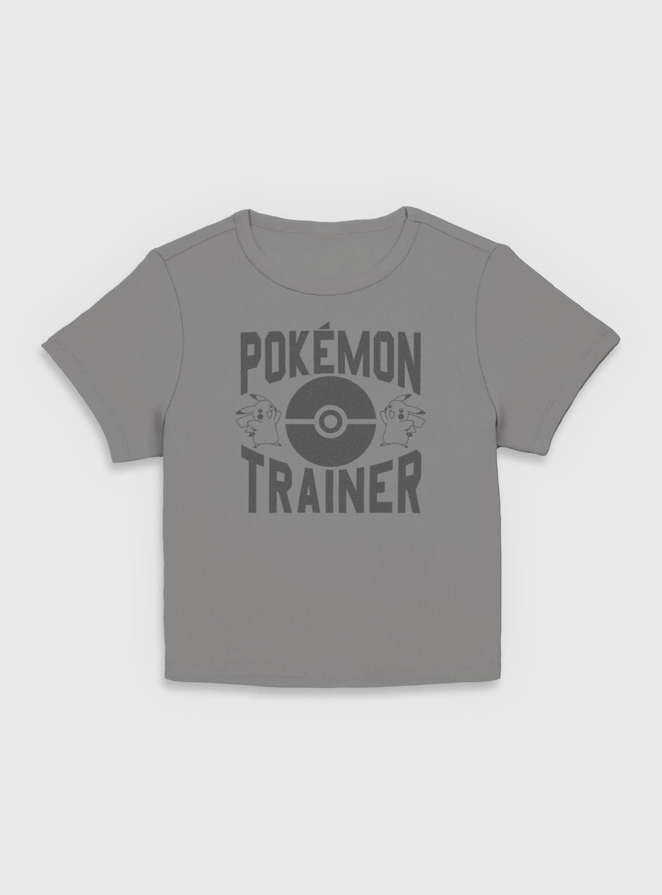 Pokemon Trainer Women Baby T-Shirt, CHARCOAL, hi-res