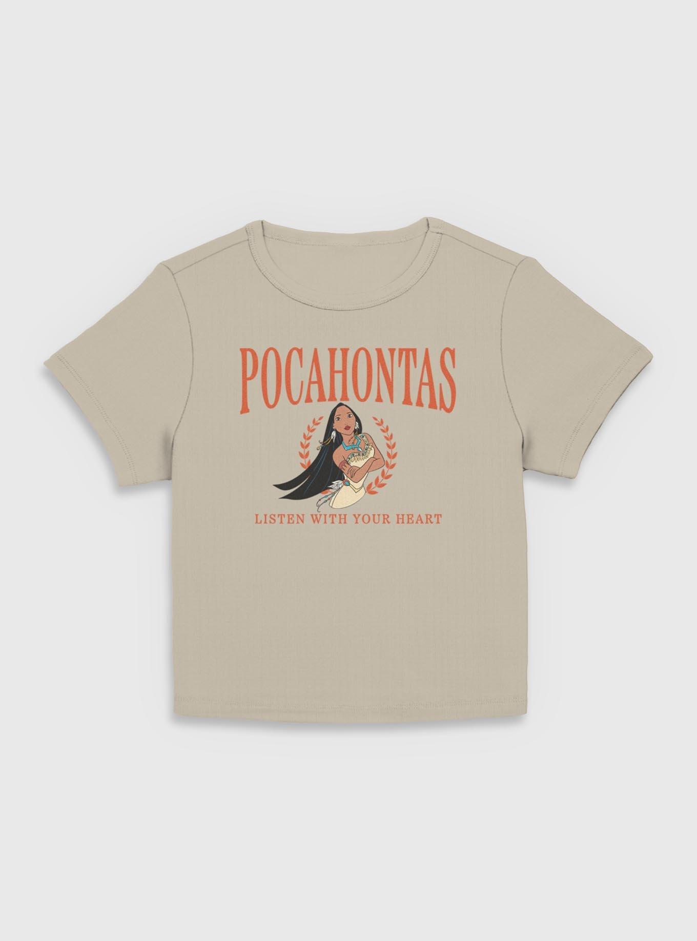 Disney Princesses Pocahontas Collegiate Women Baby T-Shirt, PLAZTAUPE, hi-res