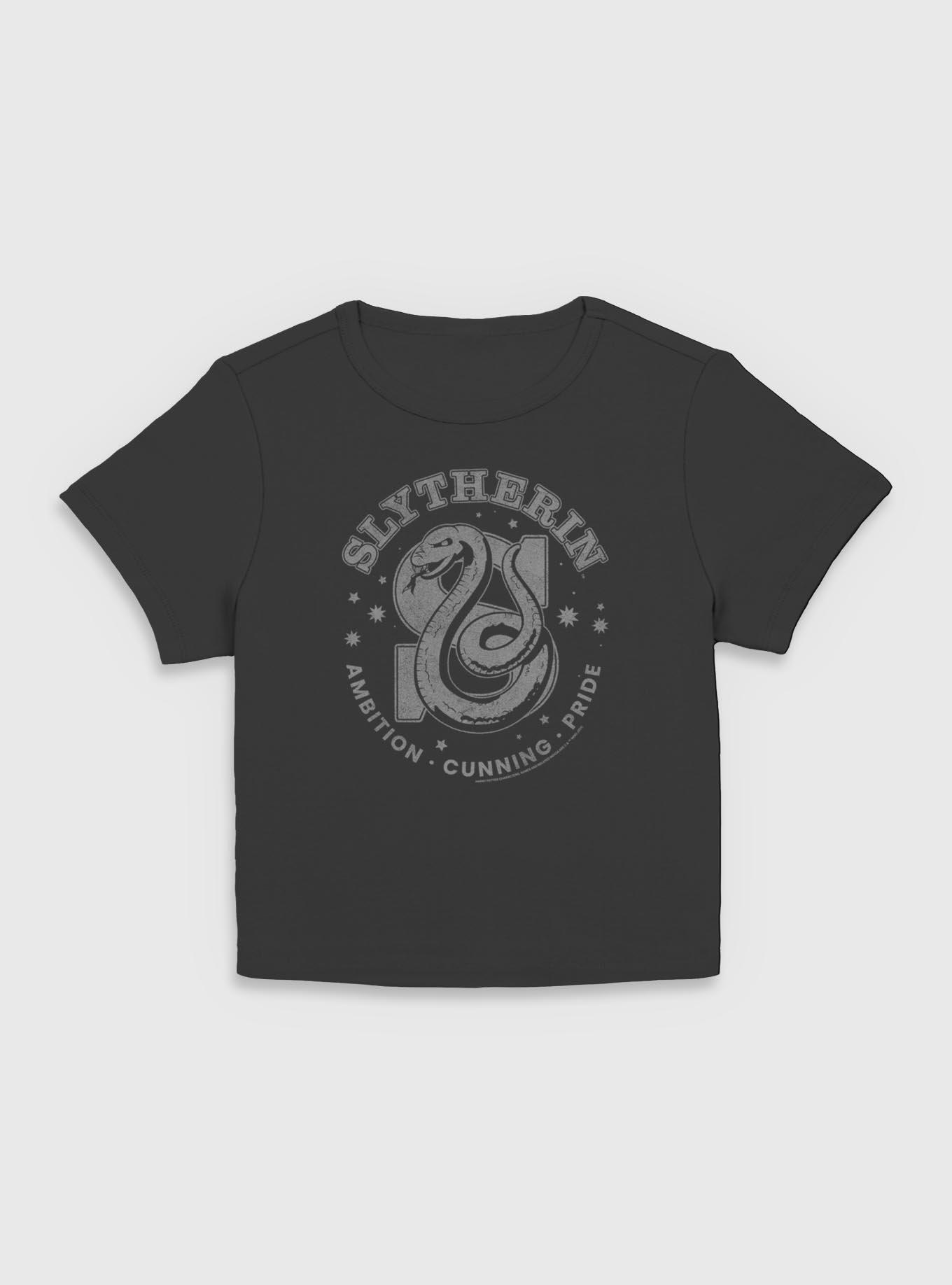 Harry Potter Slytherin Stamp  Women Baby T-Shirt, BLACK, hi-res