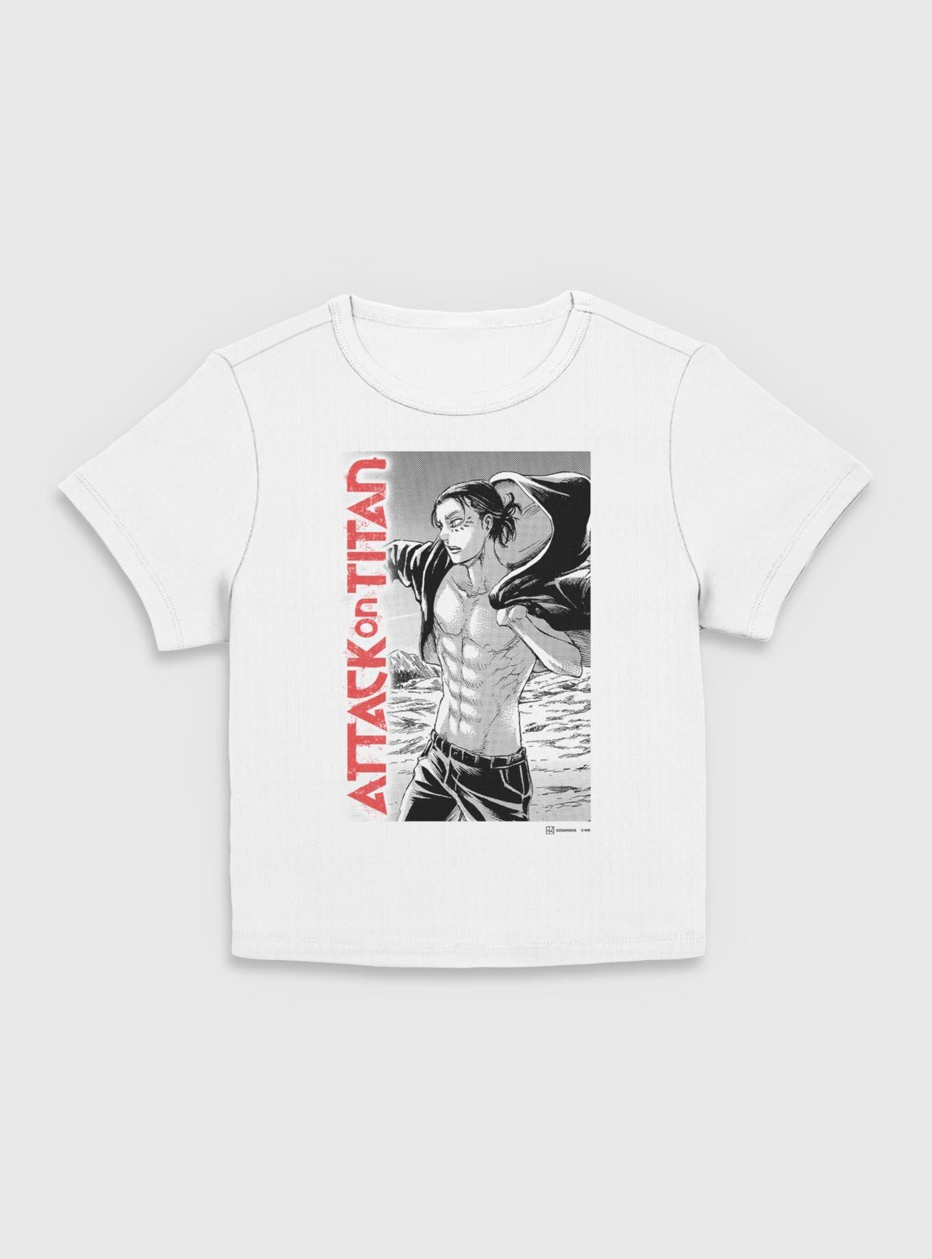 Attack on Titan Eren Yeager Manga Women Baby T-Shirt, EGRET, hi-res