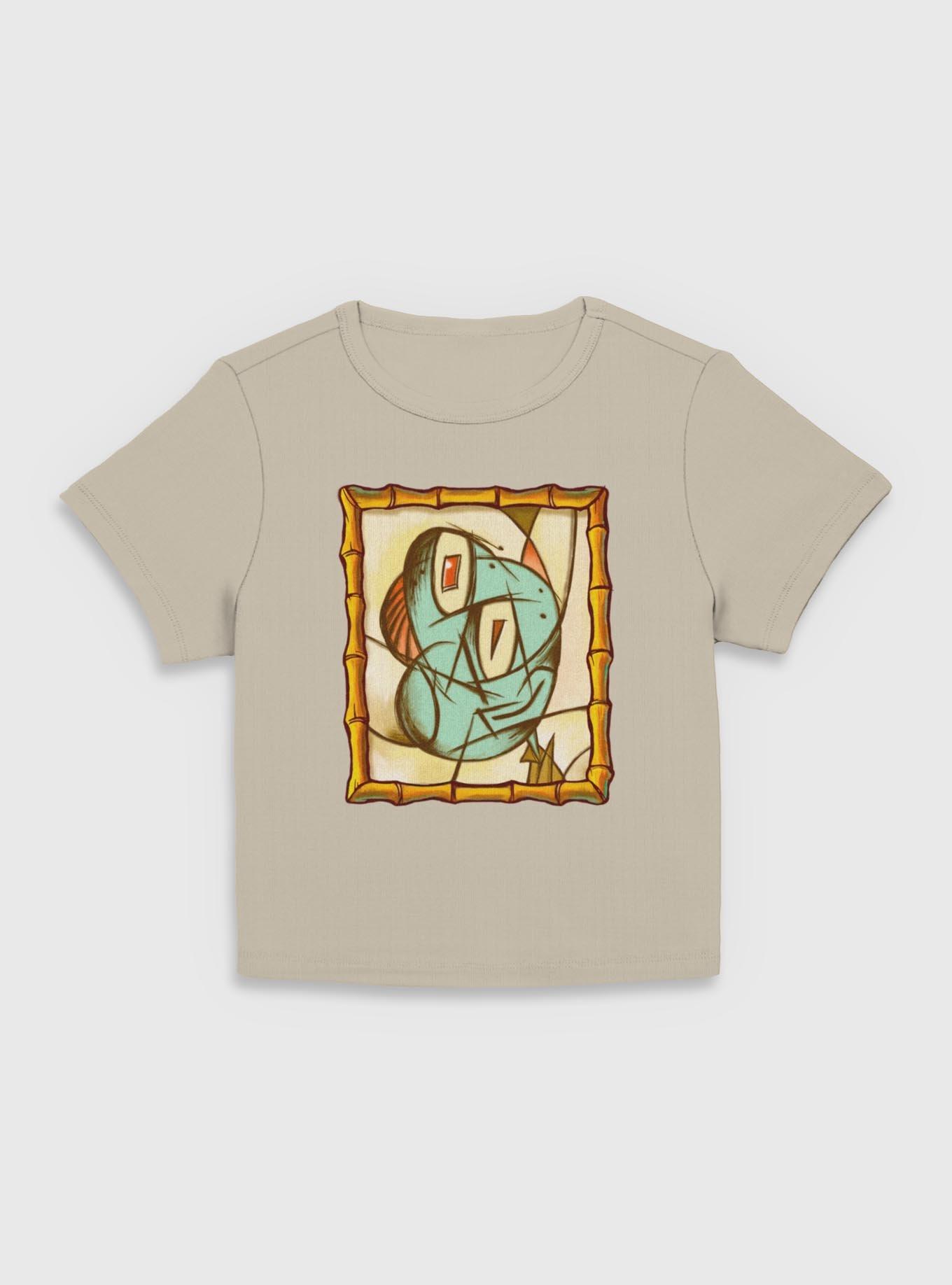 Spongebob Squarepants Squidward Scramble  Women Baby T-Shirt, PLAZTAUPE, hi-res