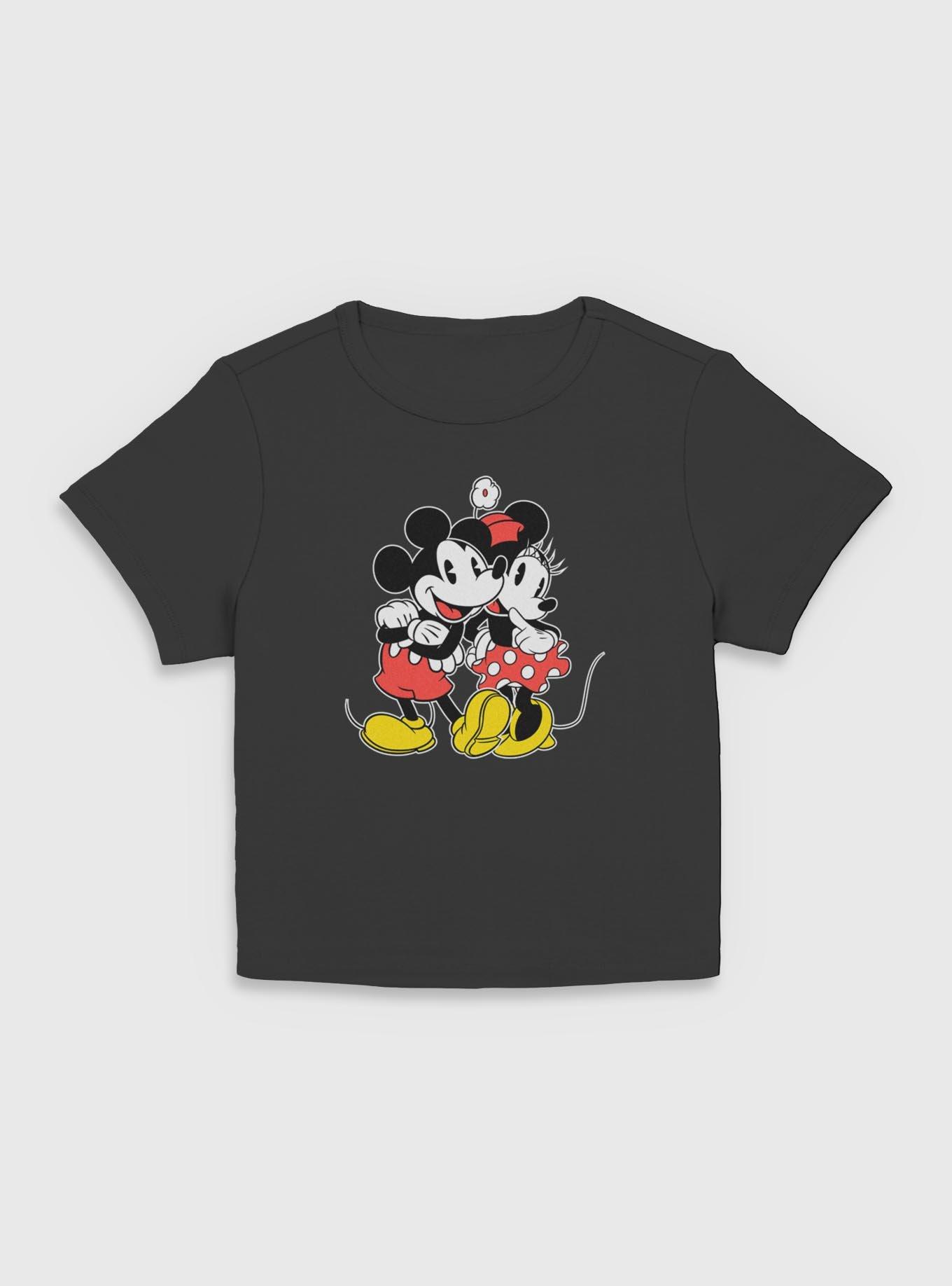 Disney Mickey Mouse Minnie Mouse Lovers Women Baby T-Shirt Her