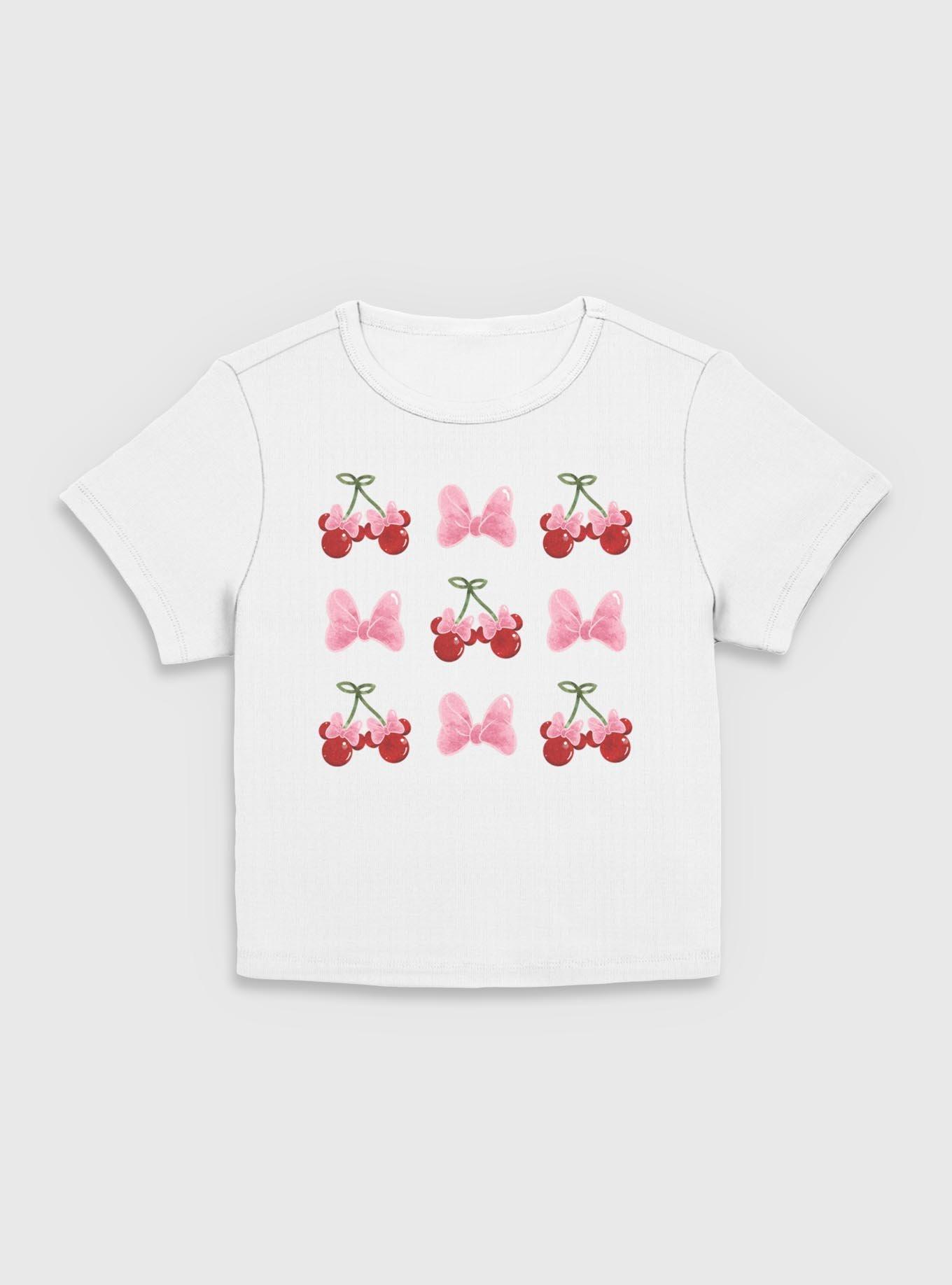Disney Minnie Mouse Minnie Cherries And Bows Women Baby T-Shirt, , hi-res