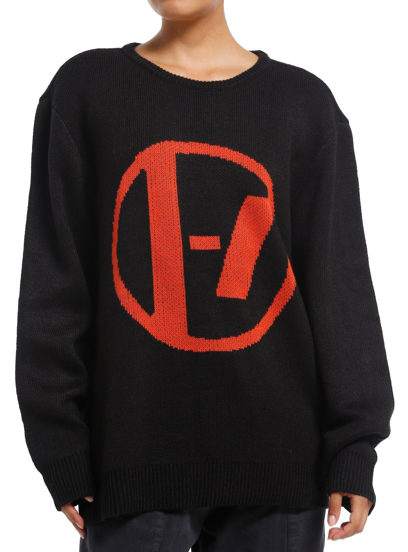 Twenty One Pilots Logo Intarsia Sweater, , hi-res
