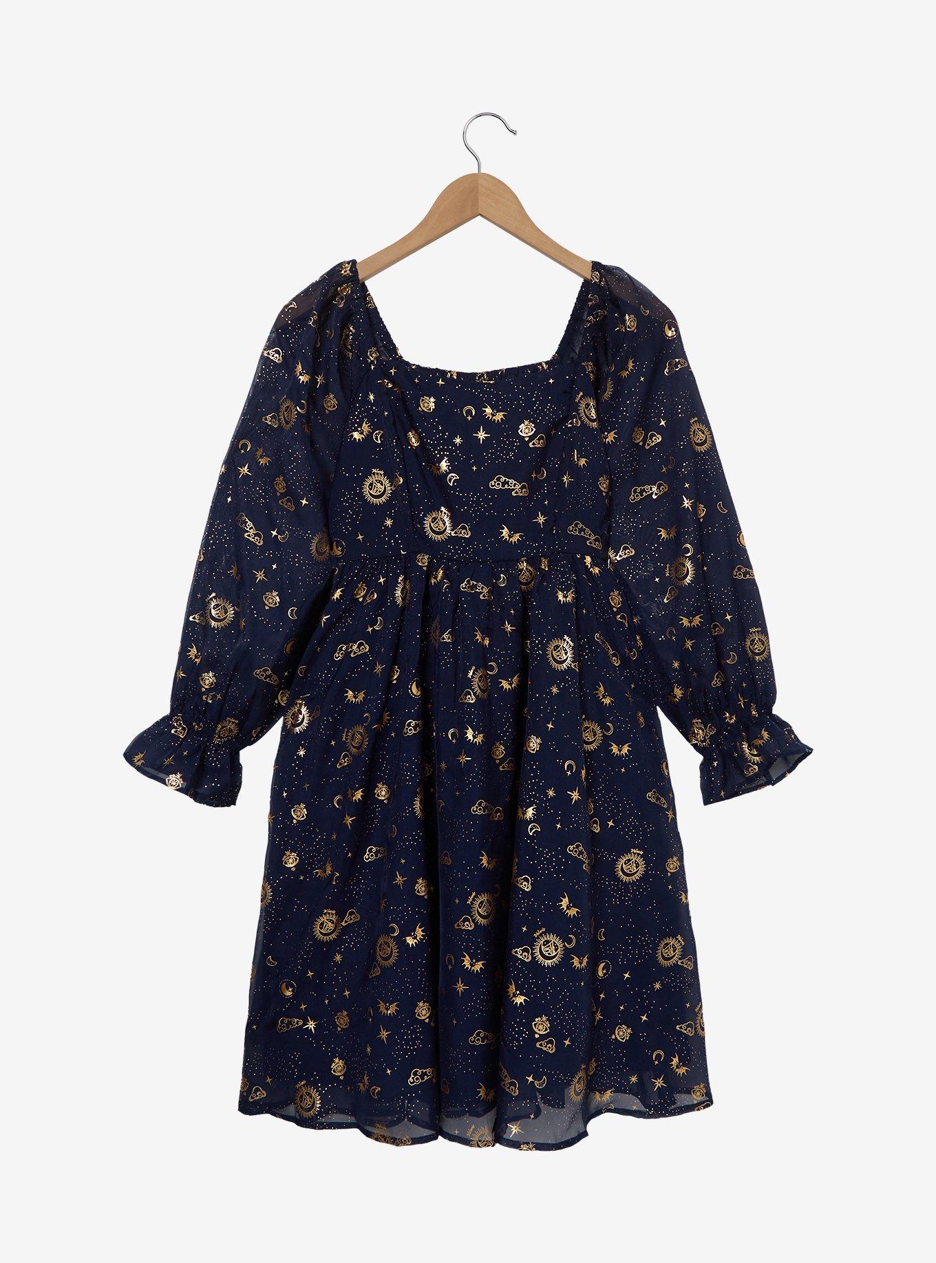 A Court of Thorns and Roses Icons Long Sleeve Dress &mdash; BoxLunch Exclusive, , hi-res