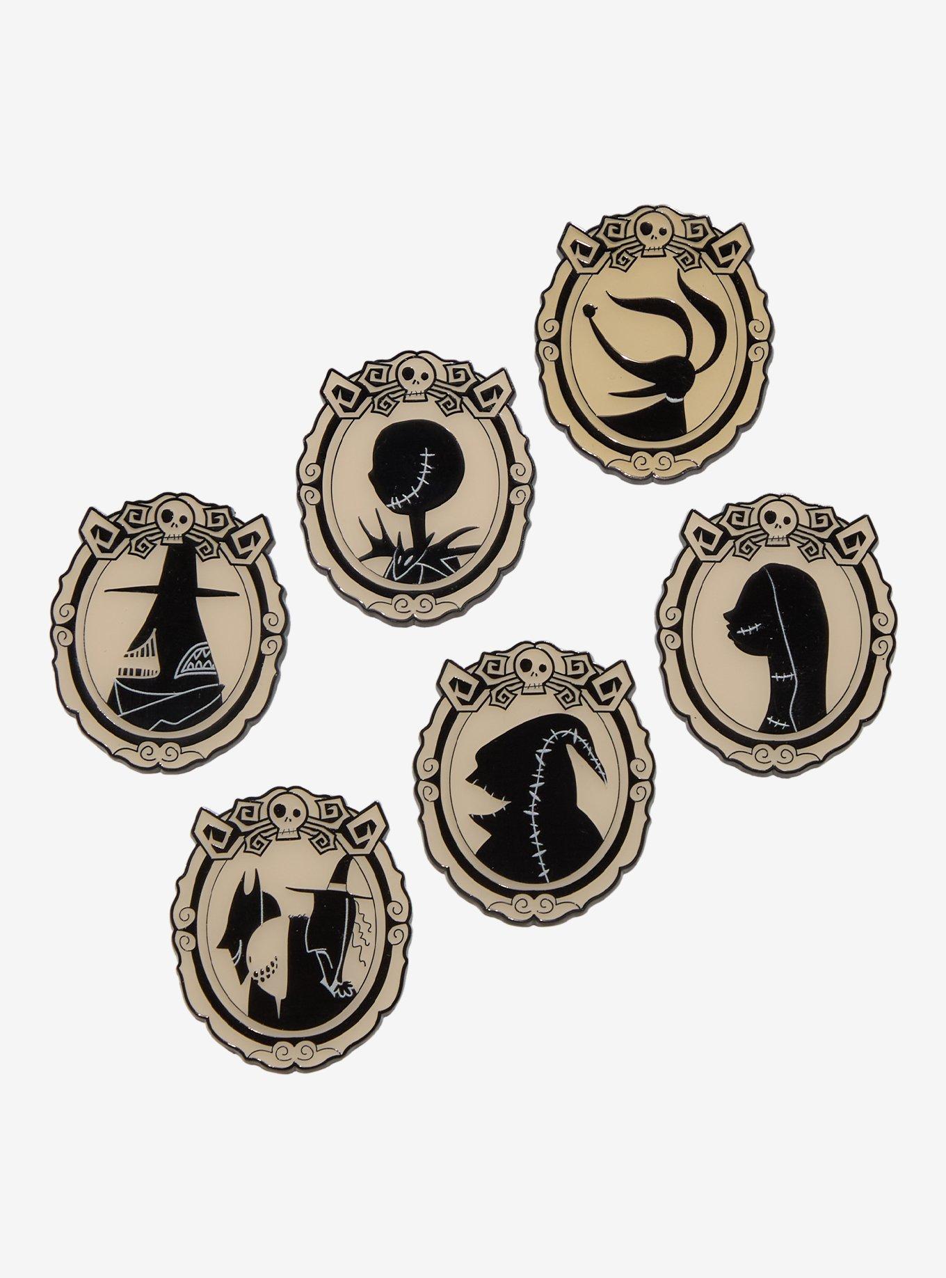 Loungefly Disney The Nightmare Before Christmas Character Cameo Portraits Blind Box Enamel Pin - BoxLunch Exclusive, , hi-res