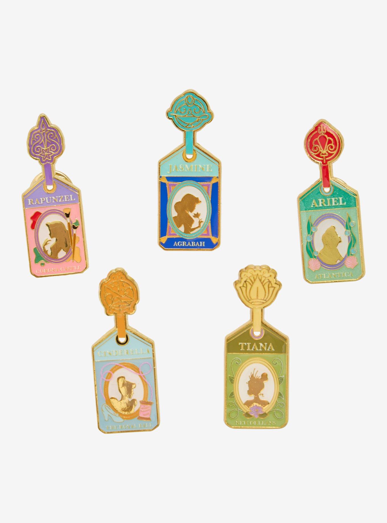 Disney Princess Luggage Tag Blind Box Enamel Pin — BoxLunch Exclusive, , hi-res
