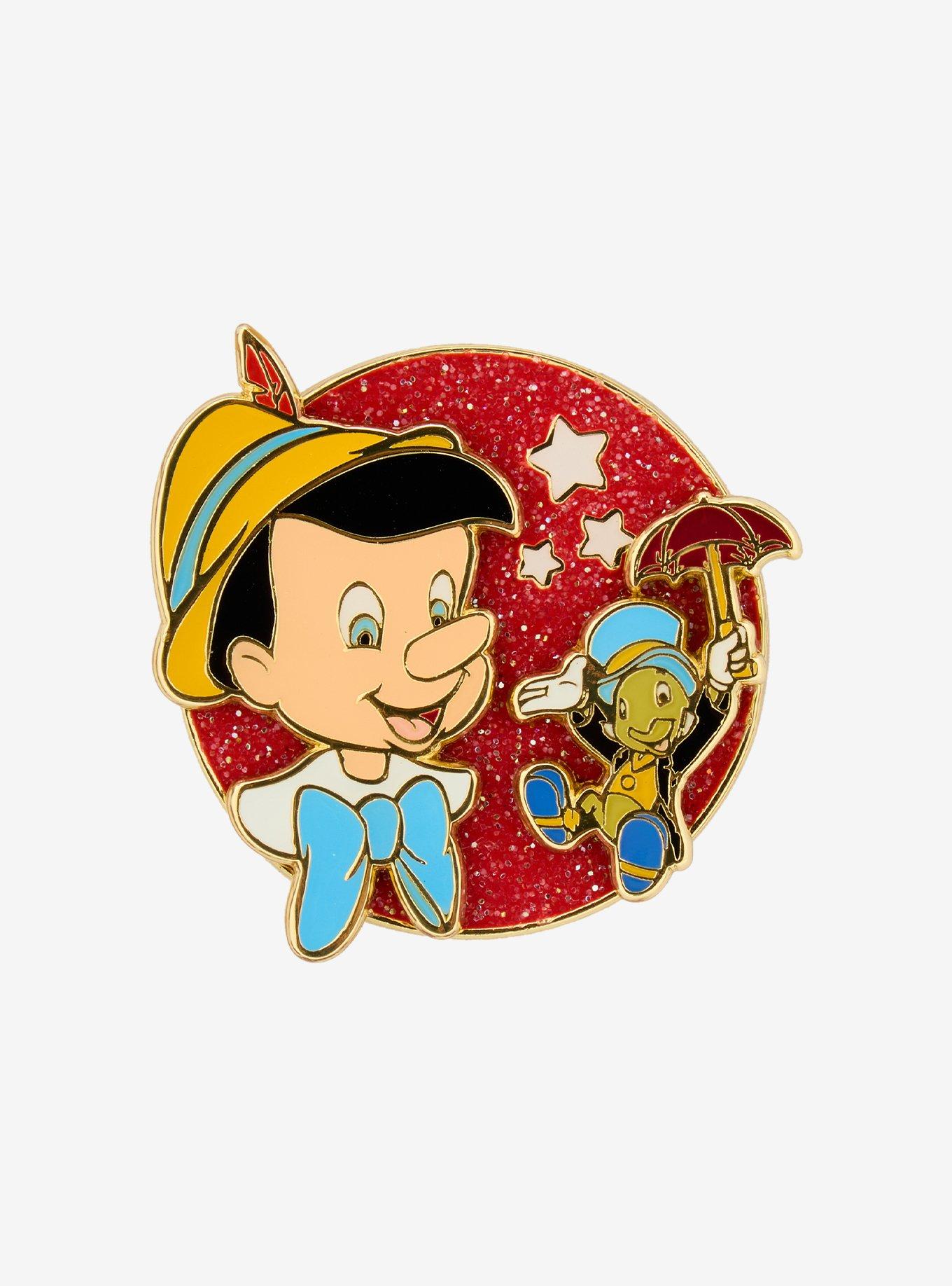 Loungefly Disney Pinocchio Jiminy & Pinocchio Enamel Pin &mdash; BoxLunch Exclusive, , hi-res