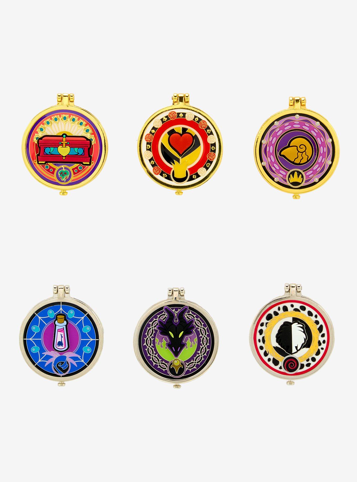 Loungefly Disney Villain Compact Mirror Blind Box Enamel Pin — BoxLunch Exclusive, , hi-res