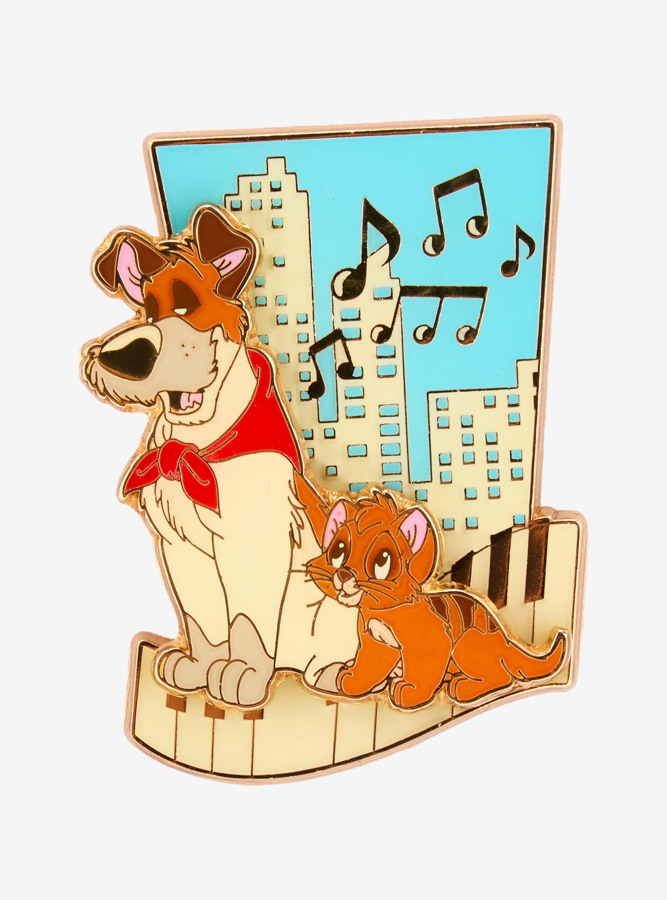 Loungefly Disney Oliver and Company Piano Enamel Pin — BoxLunch Exclusive, , hi-res