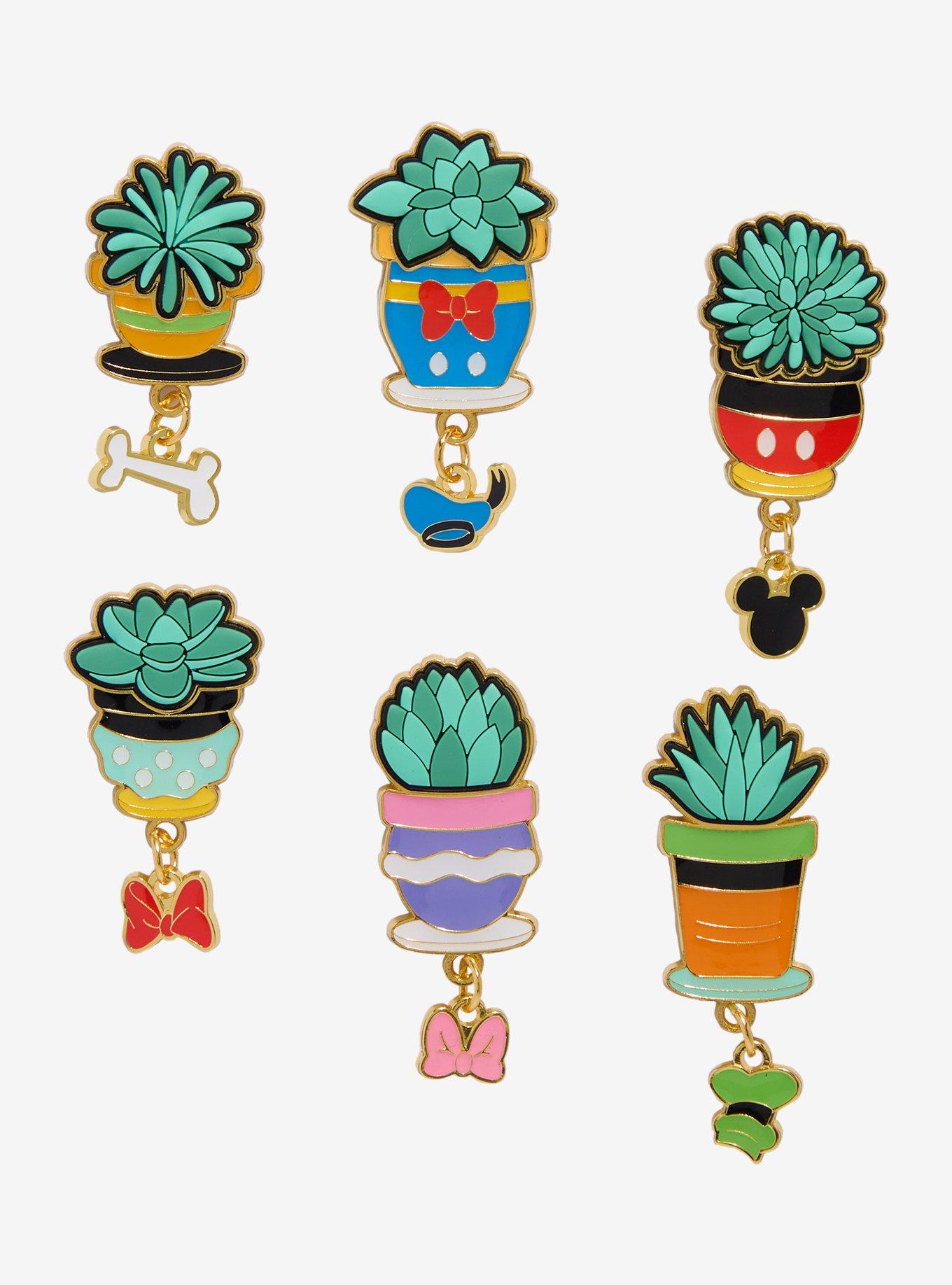 Loungefly Disney Mickey & Friends Succulent Blind Box Enamel Pin - BoxLunch Exclusive, , hi-res