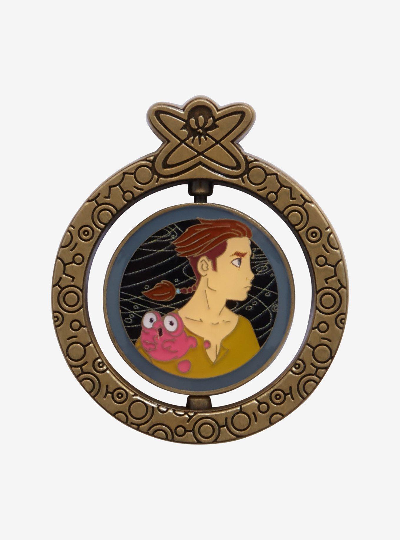 Loungefly Disney Treasure Planet Jim Hawkins Spinning Enamel Pin &mdash; BoxLunch Exclusive, , hi-res