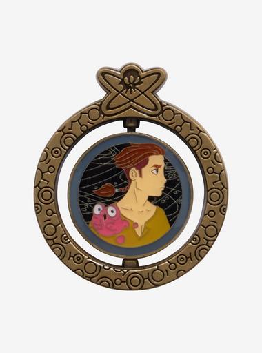 Loungefly Disney Treasure Planet Jim Hawkins Spinning Enamel Pin