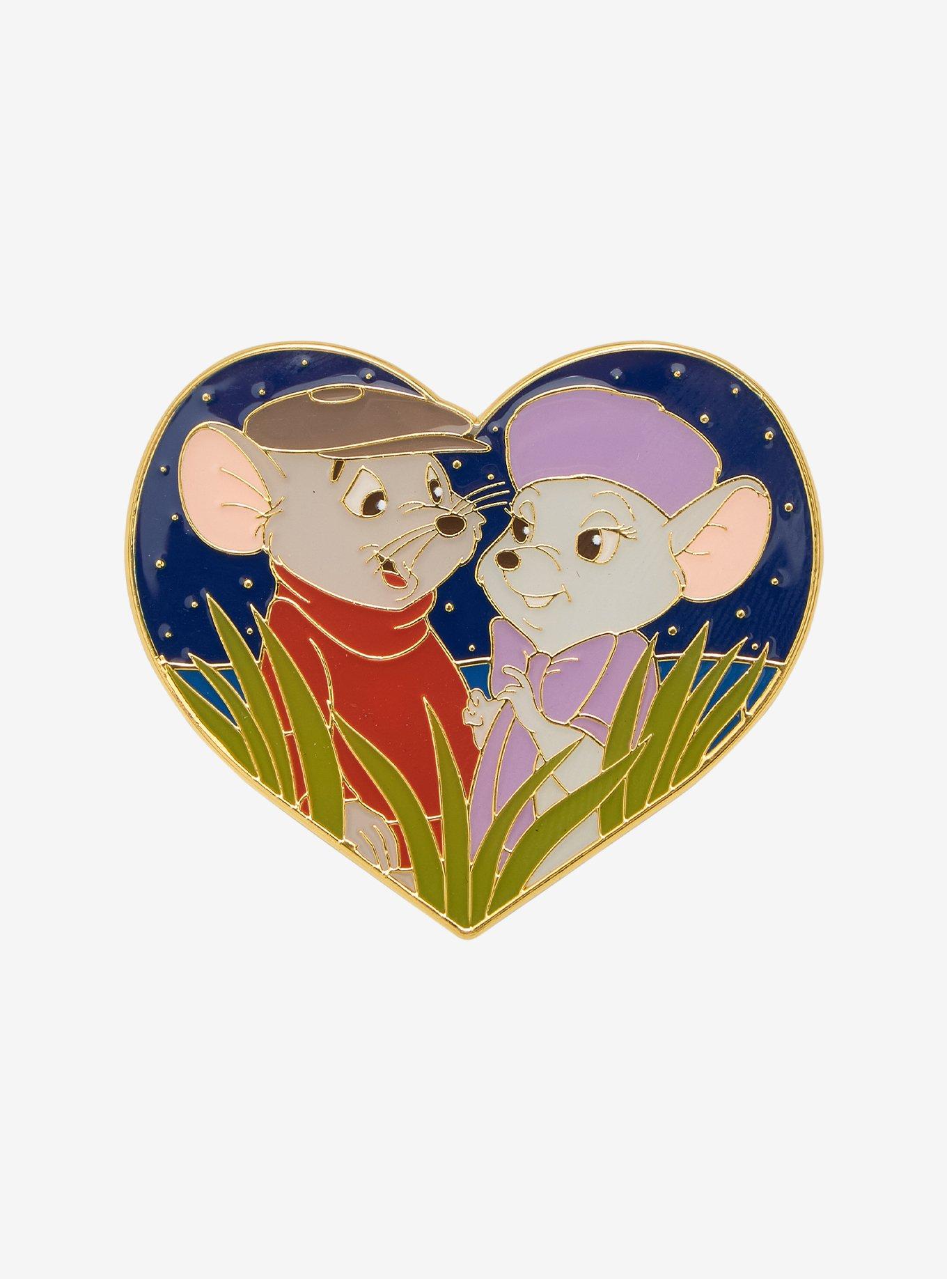 Loungefly Disney The Rescuers Bianca and Bernard Enamel Pin &mdash; BoxLunch Exclusive, , hi-res