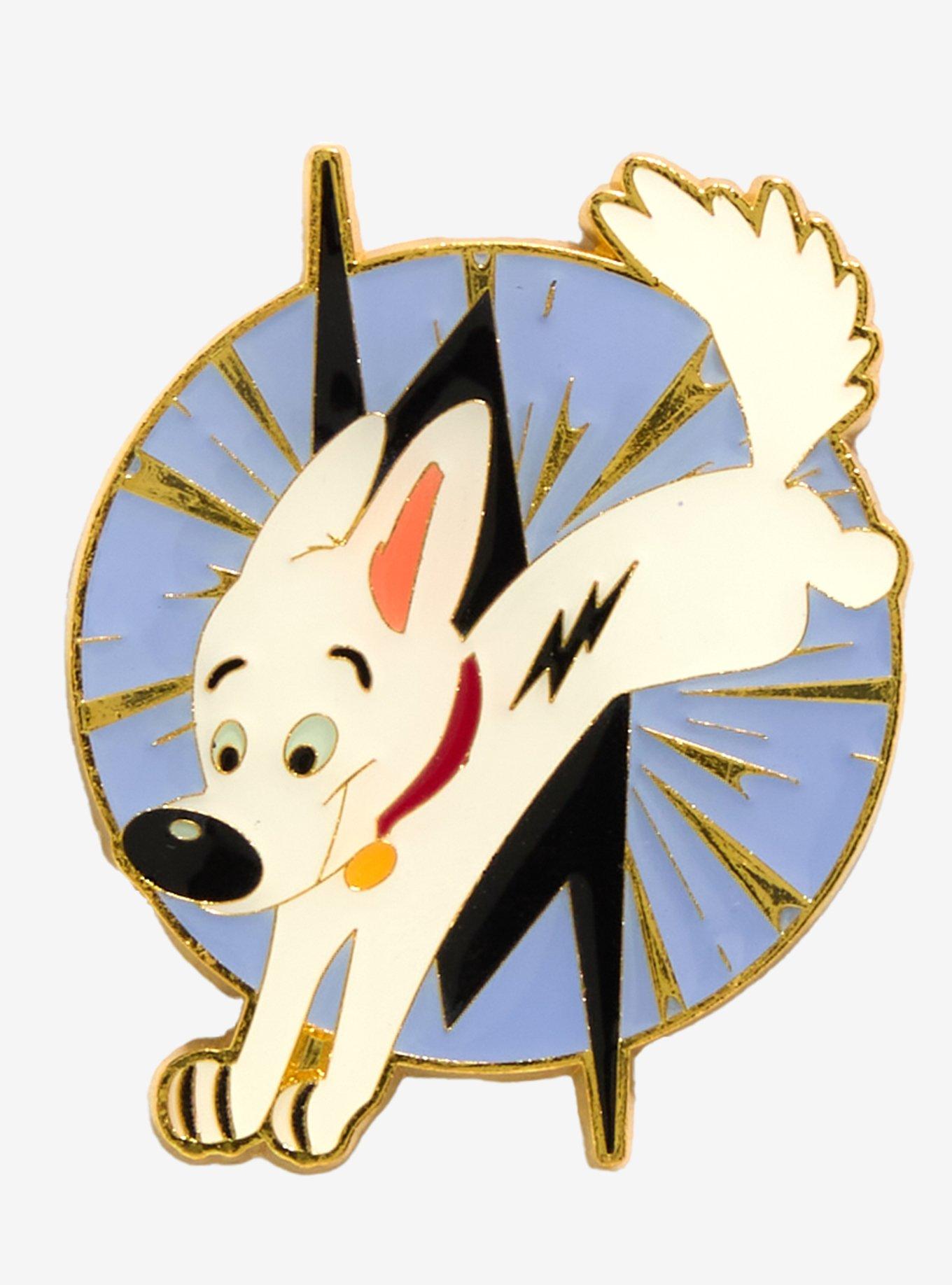 Loungefly Disney Bolt Lightning Action Enamel Pin &mdash; BoxLunch Exclusive, , hi-res