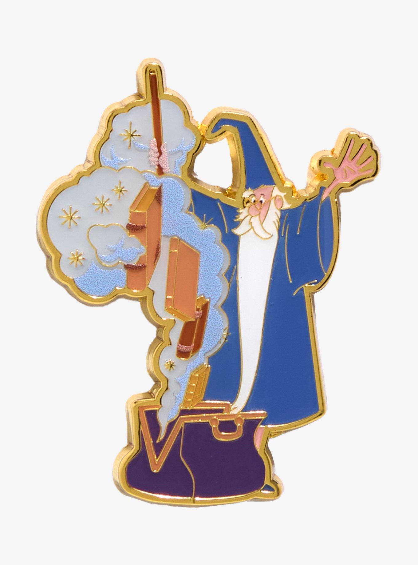 Loungefly Disney The Sword in the Stone Merlin Suitcase Enamel Pin — BoxLunch Exclusive, , hi-res