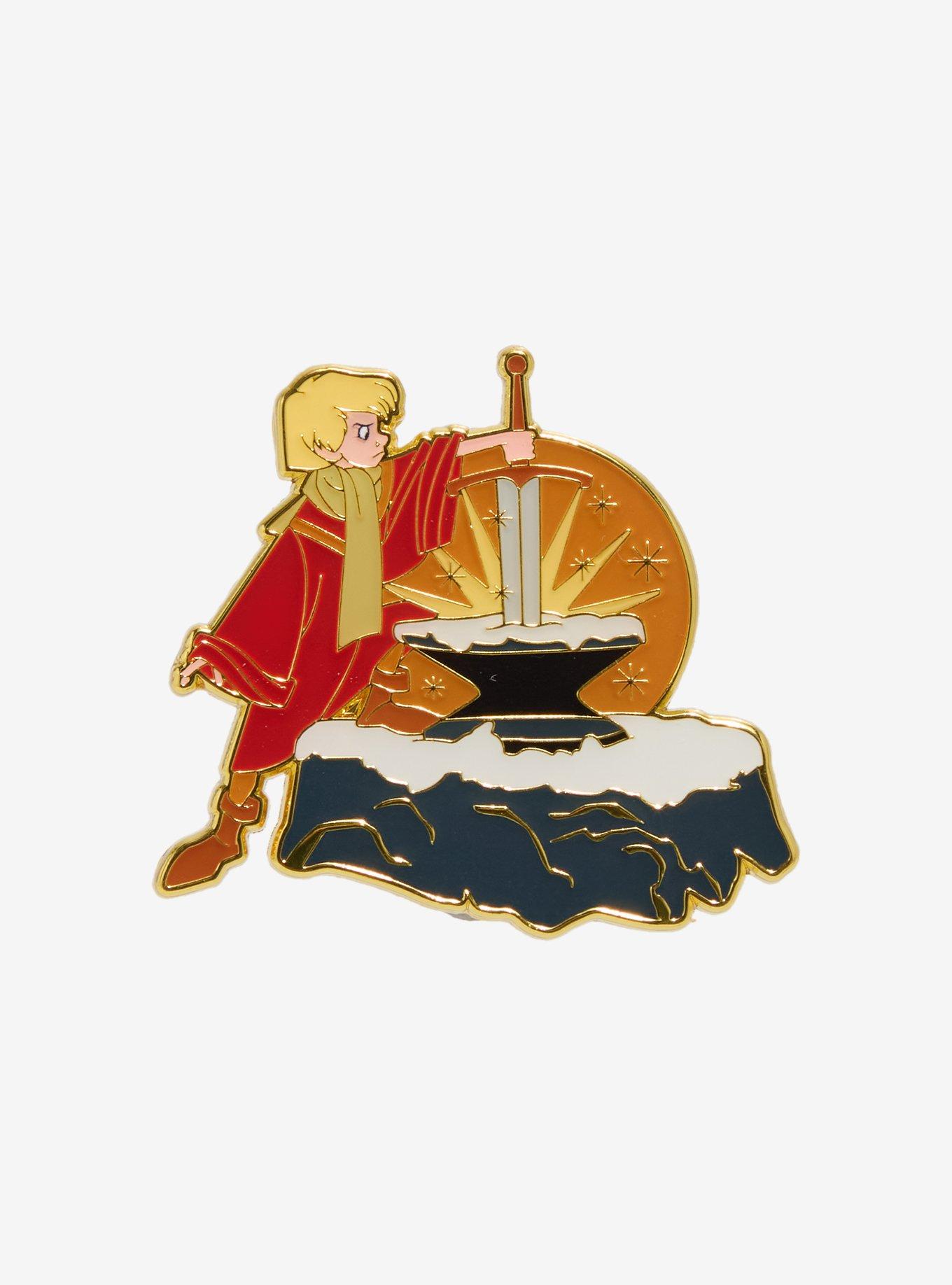 Loungefly Disney The Sword in the Stone Arthur Sword Enamel Pin — BoxLunch Exclusive, , hi-res