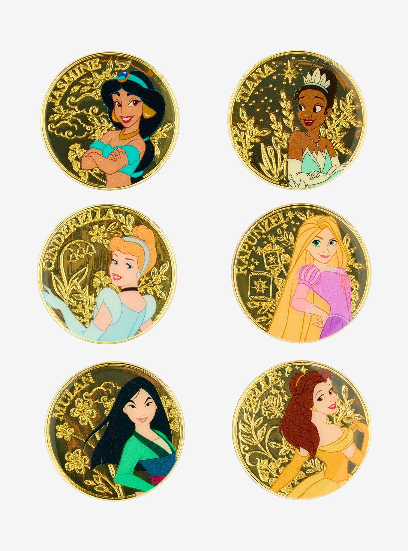 Loungefly Disney Princess Coin Blind Box Enamel Pin — BoxLunch Exclusive, , hi-res