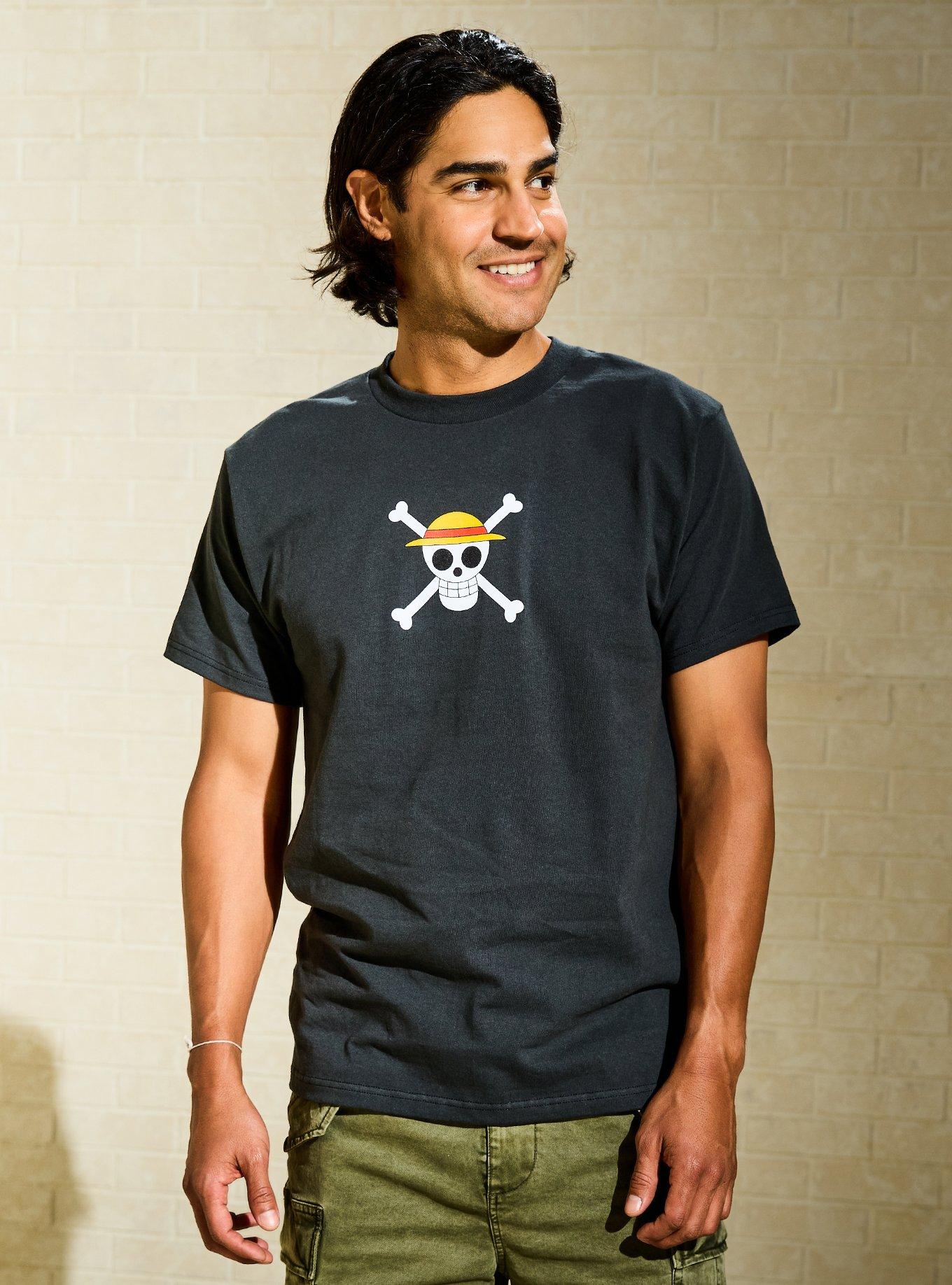 One Piece Jolly Roger Wanted Poster Graphic T-Shirt — BoxLunch Exclusive