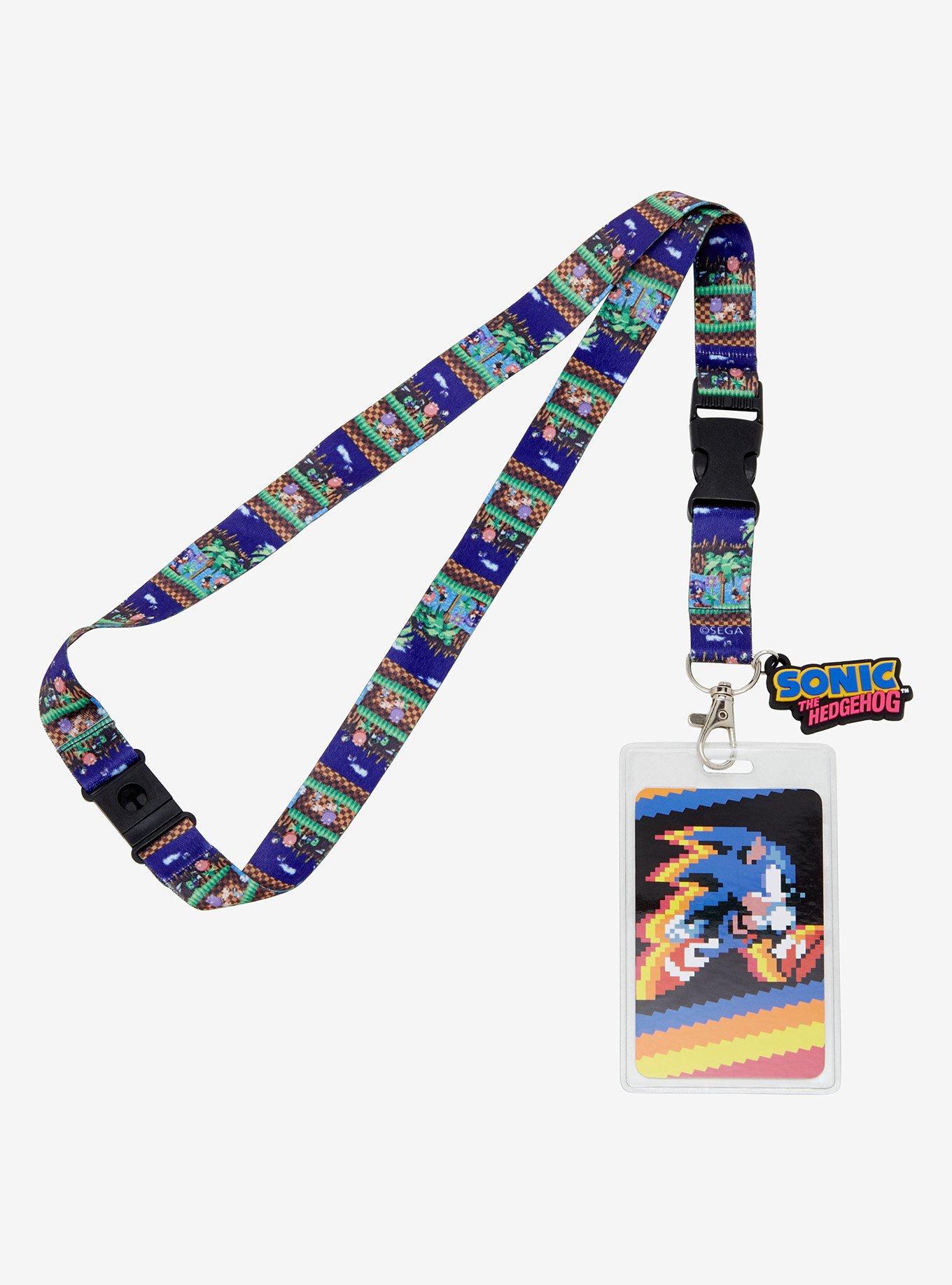 Sonic The Hedgehog Pixel Scene Lanyard, , hi-res