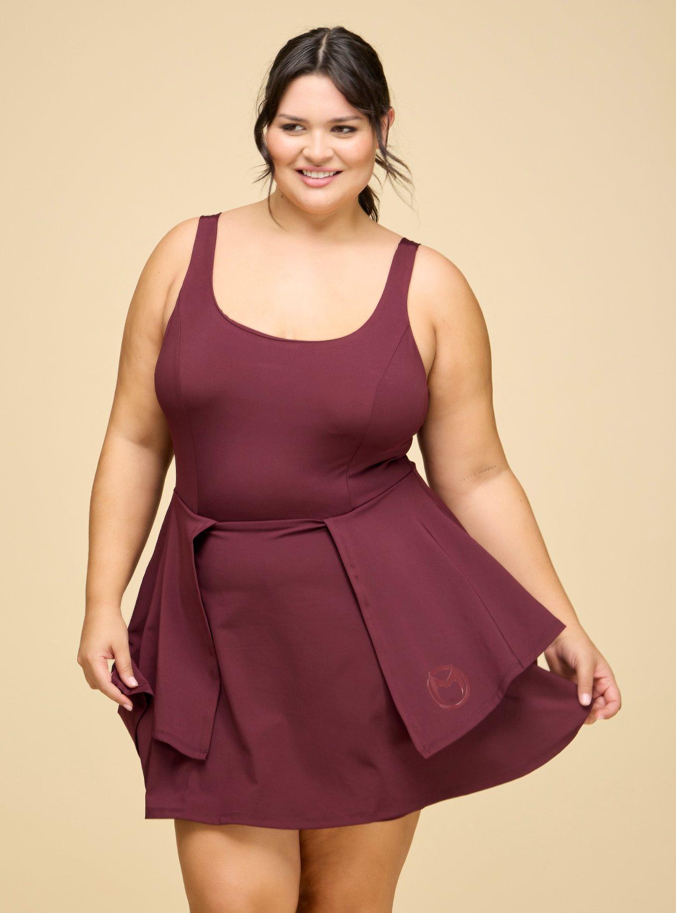Her Universe Marvel Scarlet Witch Athletic Dress Plus Size Her Universe Exclusive, , hi-res