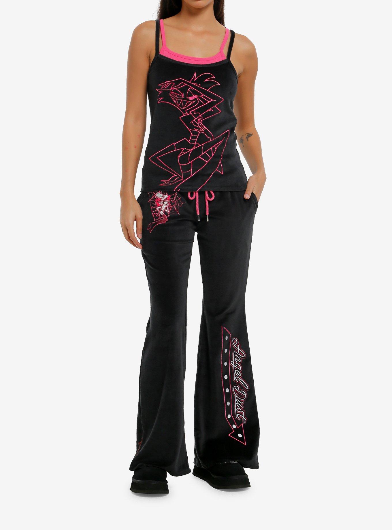 Hazbin Hotel Angel Dust Velour Lounge Set, , hi-res