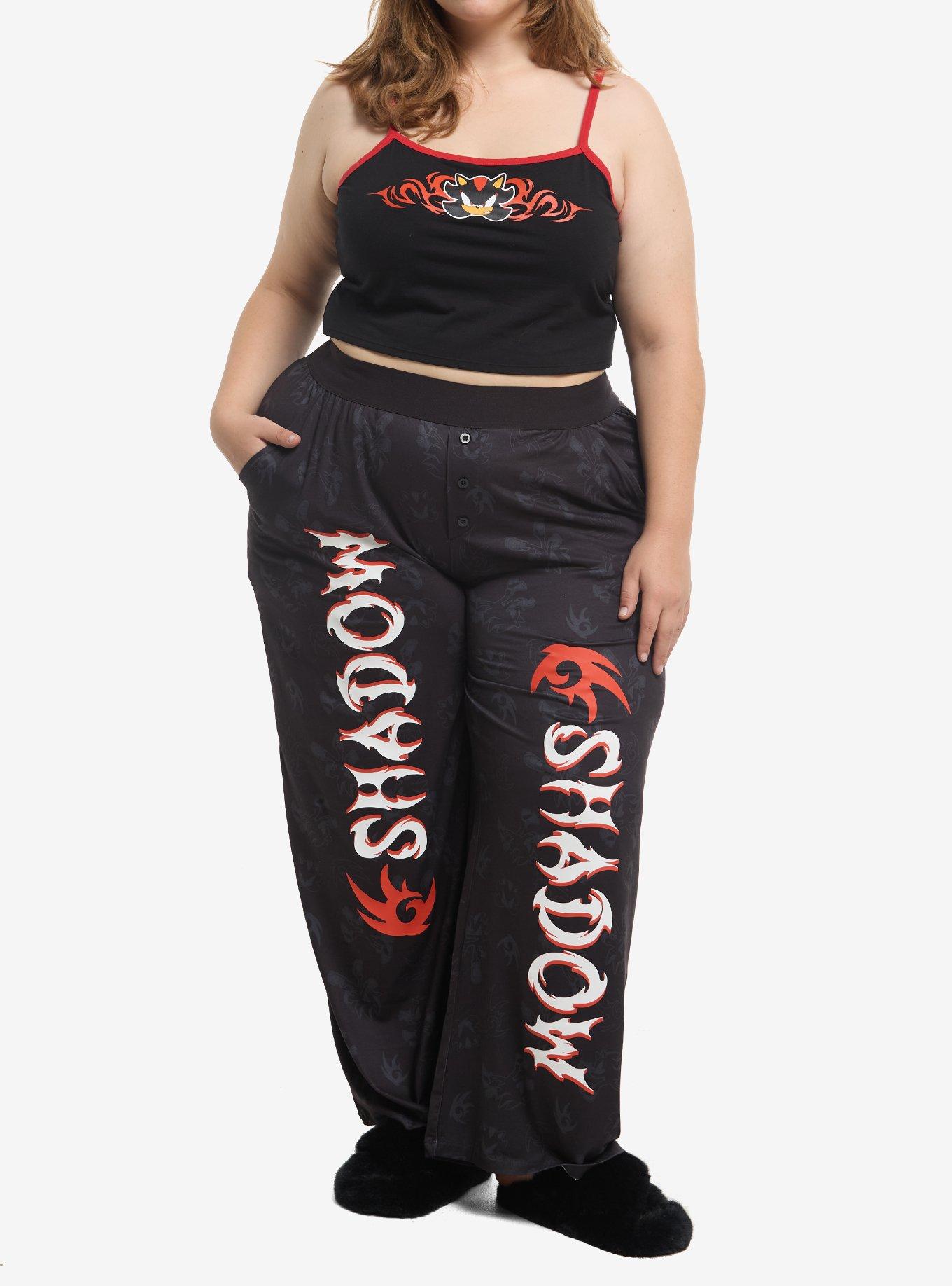 Sonic The Hedgehog Shadow Girls Lounge Set Plus Size, , hi-res