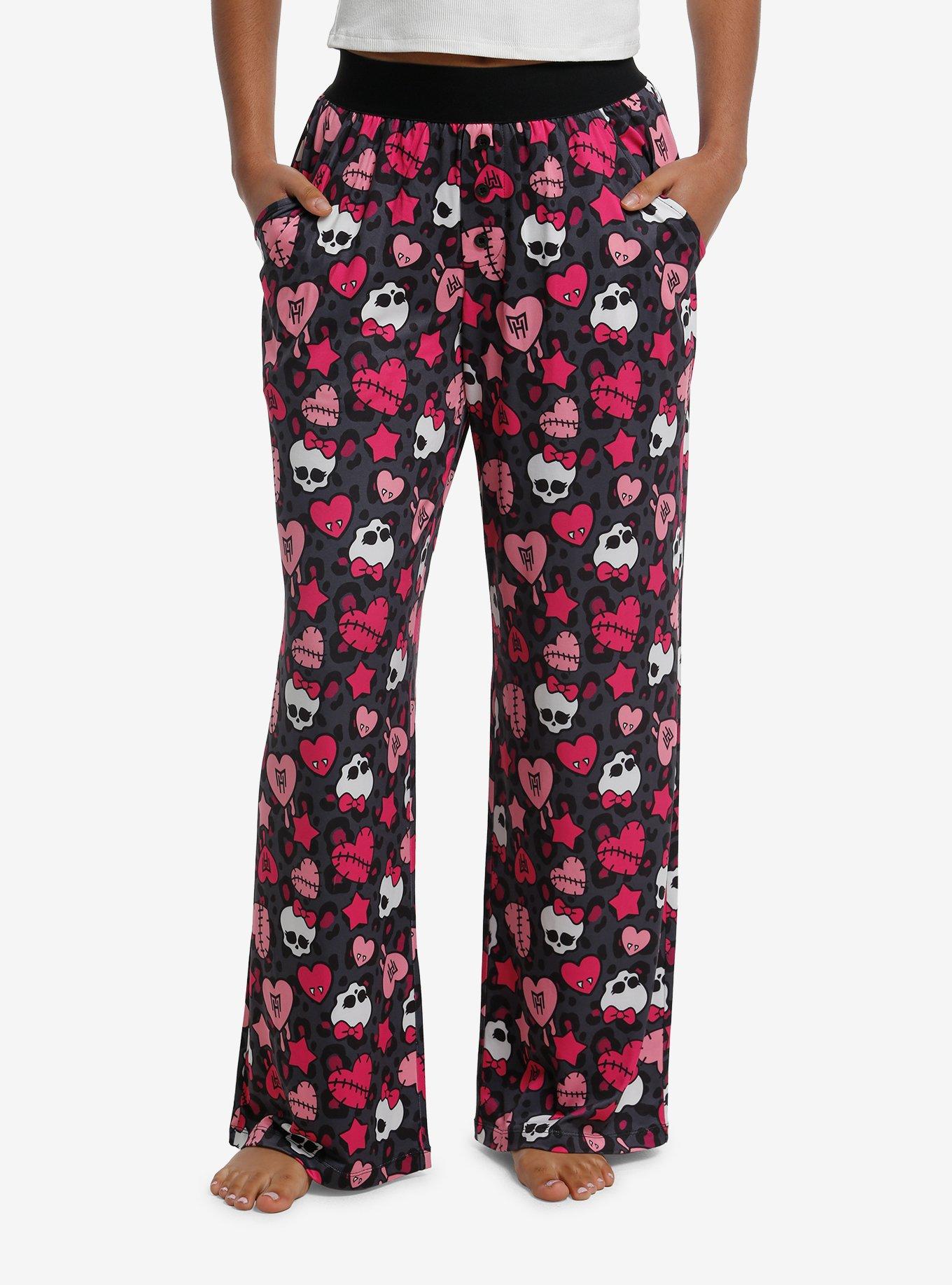 Monster High Skullette Heart Icon Pajama Pants, , hi-res
