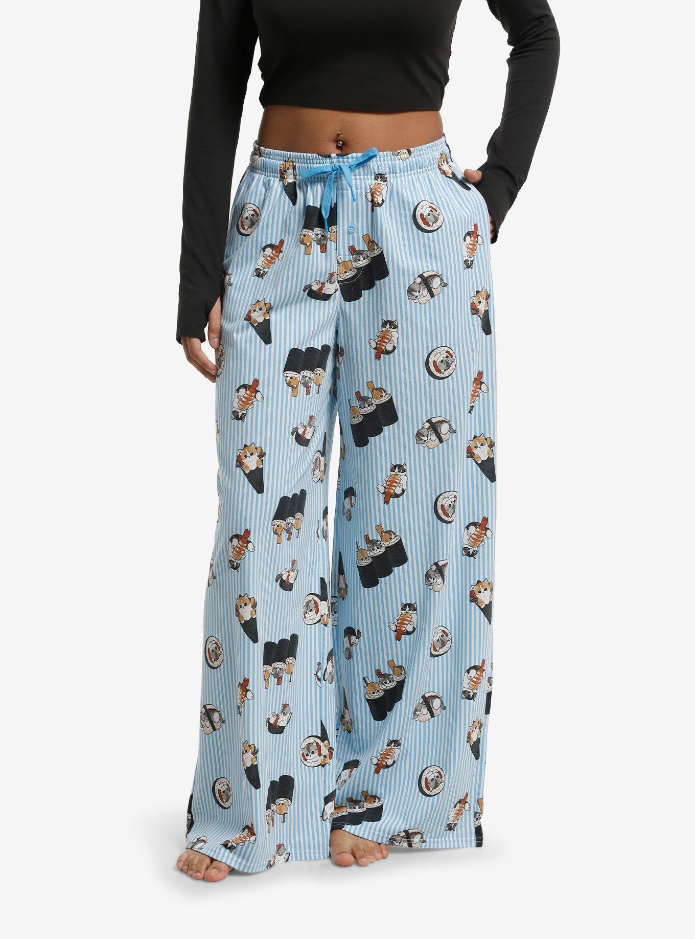 Mofusand Sushi Stripe Pajama Pants, , hi-res