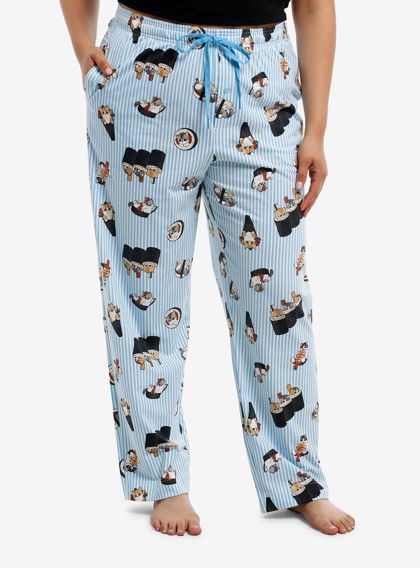 Mofusand Sushi Stripe Pajama Pants Plus Size | Hot Topic