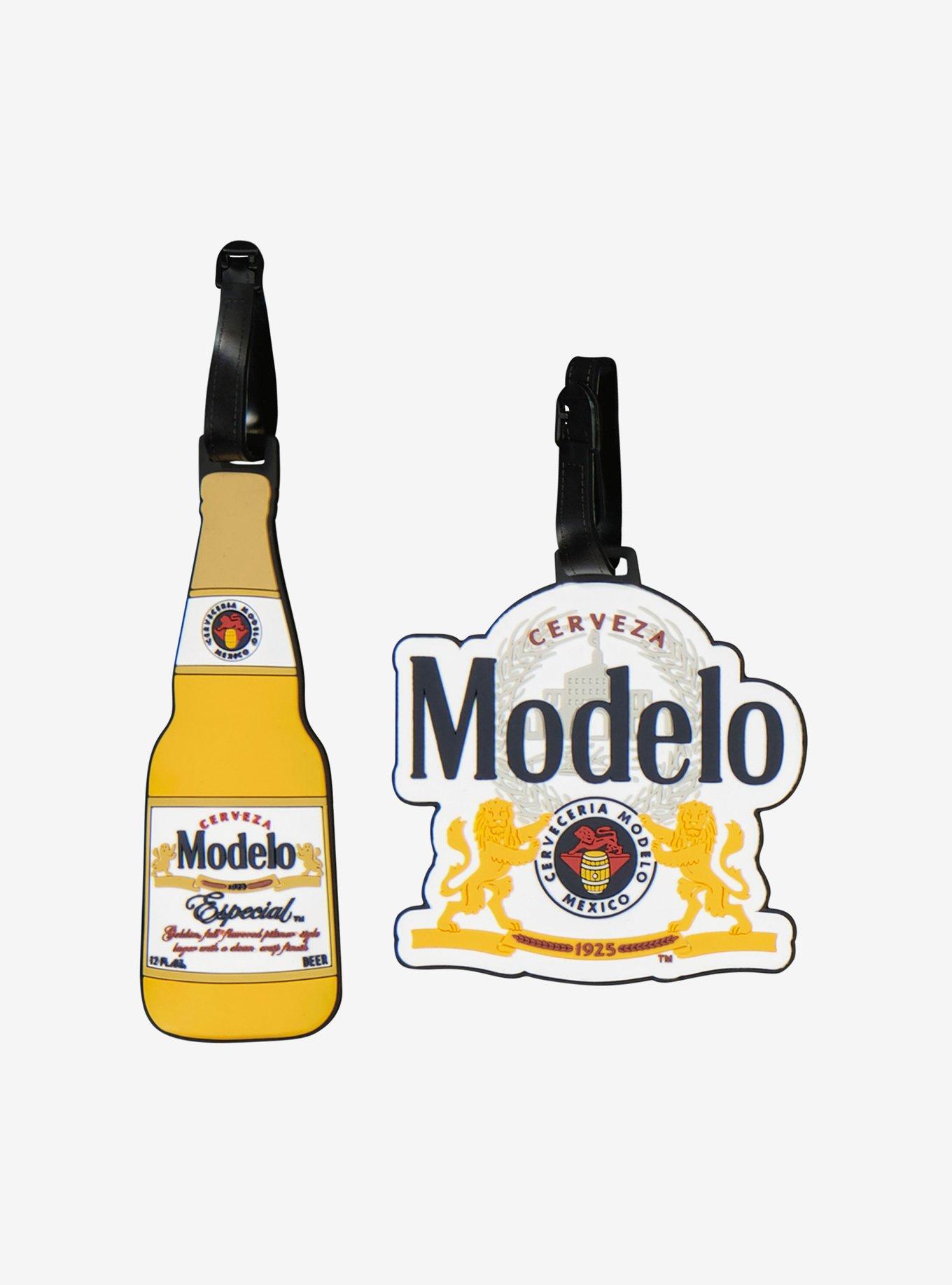 Modelo Bottle & Logo Badge 2-Piece Luggage Tag Set, , hi-res
