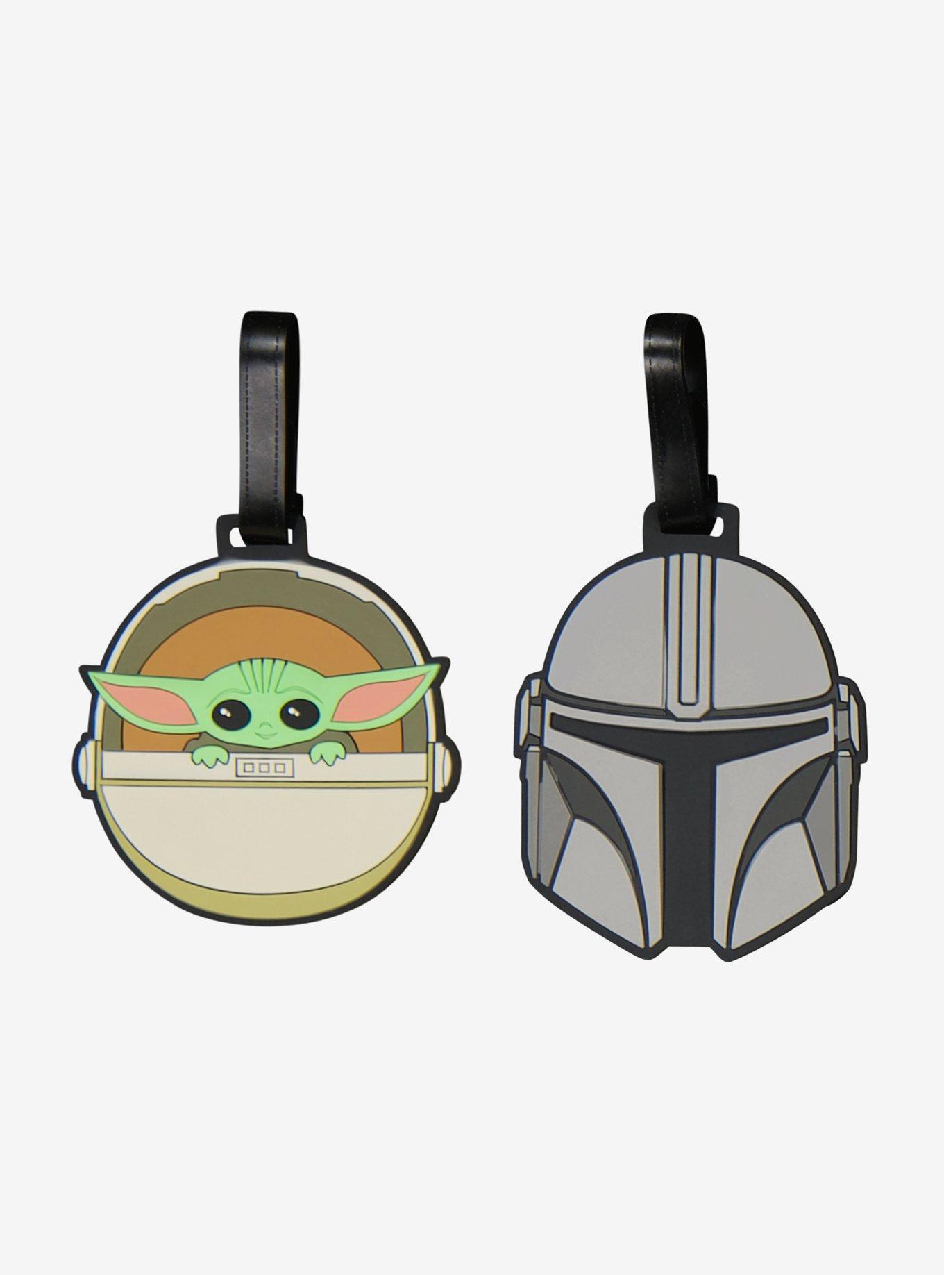 Star Wars The Mandalorian Grogu & Mando 2-Piece Luggage Tag Set, , hi-res