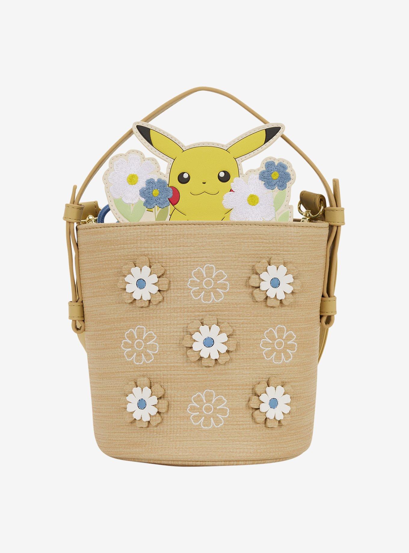 Loungefly Pok&eacute;mon Pikachu Flower Basket Crossbody Bag, , hi-res