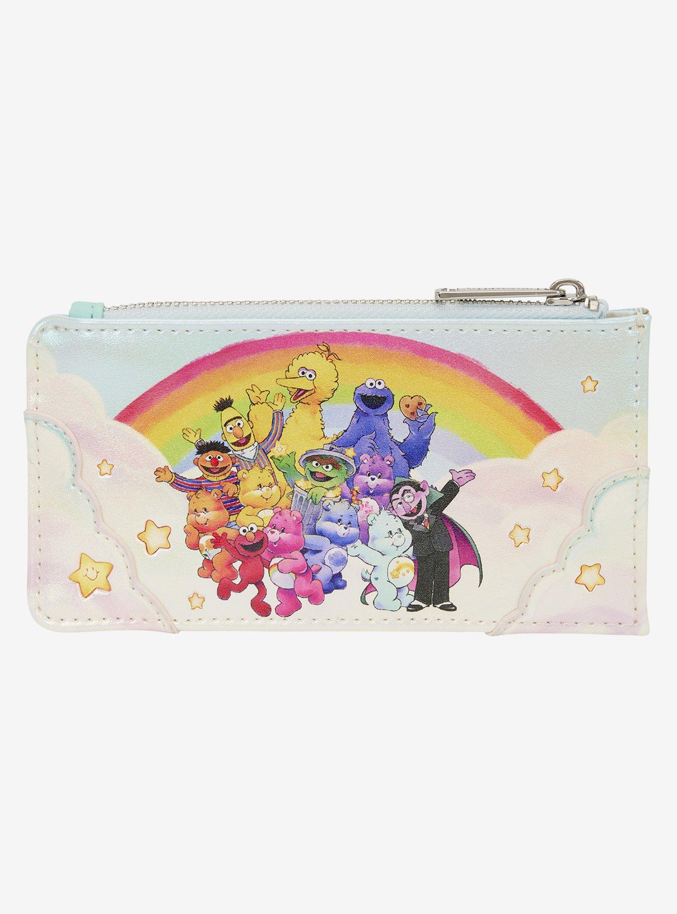Loungefly Care Bears x Sesame Street Characters Large Cardholder, , hi-res