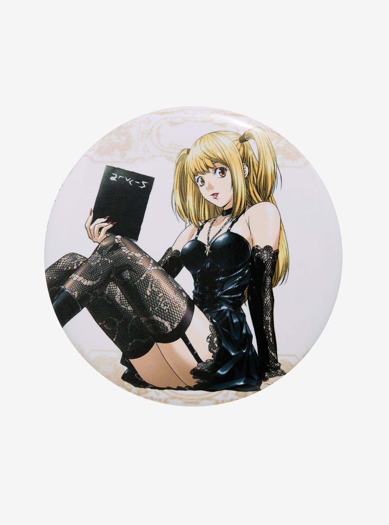 Death Note Misa Sitting 3 Inch Button, , hi-res
