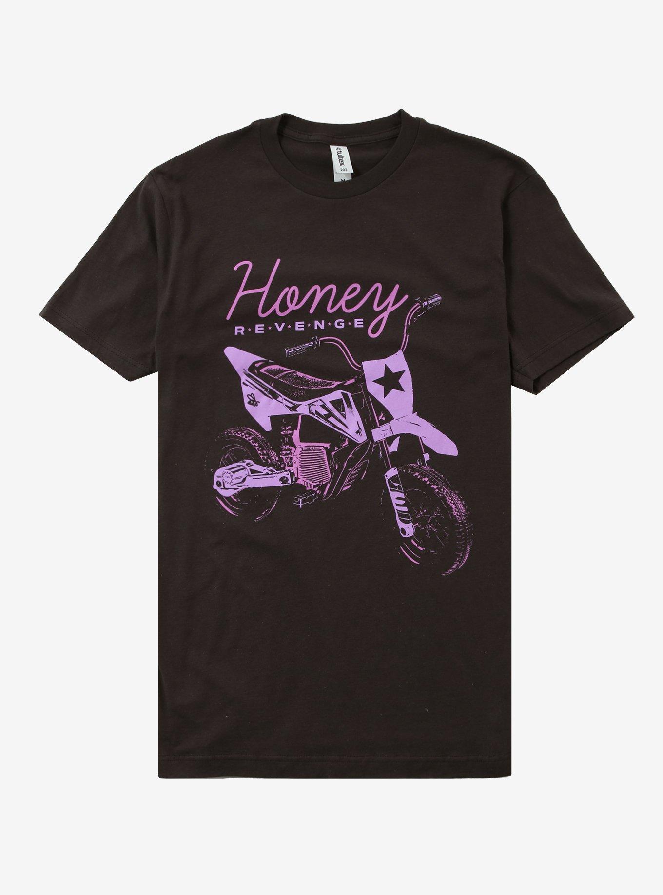 Honey Revenge Pink Motorcycle T-Shirt, , hi-res