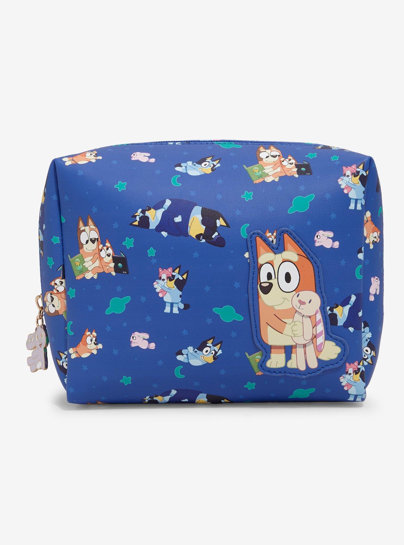 Bluey Sleepy Time Allover Print Cosmetic Bag — BoxLunch Exclusive, , hi-res