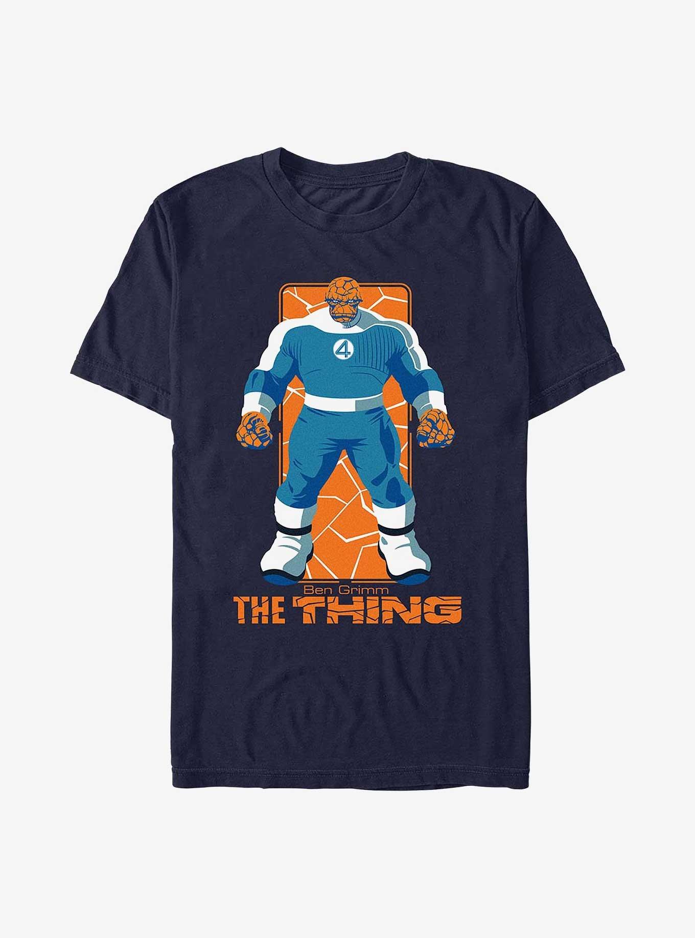 Marvel The Fantastic Four: First Steps The Thing Hero T-Shirt, NAVY, hi-res