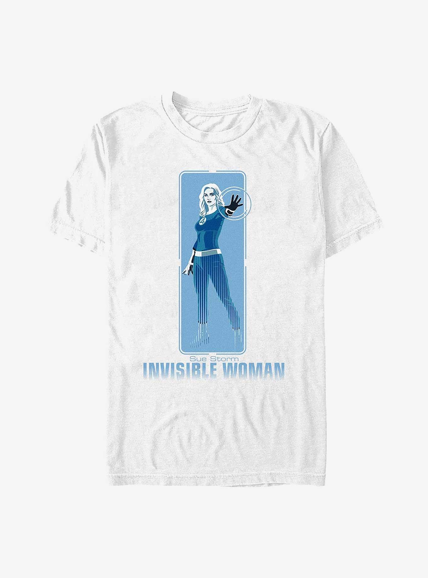 Marvel The Fantastic Four: First Steps Invisible Woman Sue T-Shirt, WHITE, hi-res