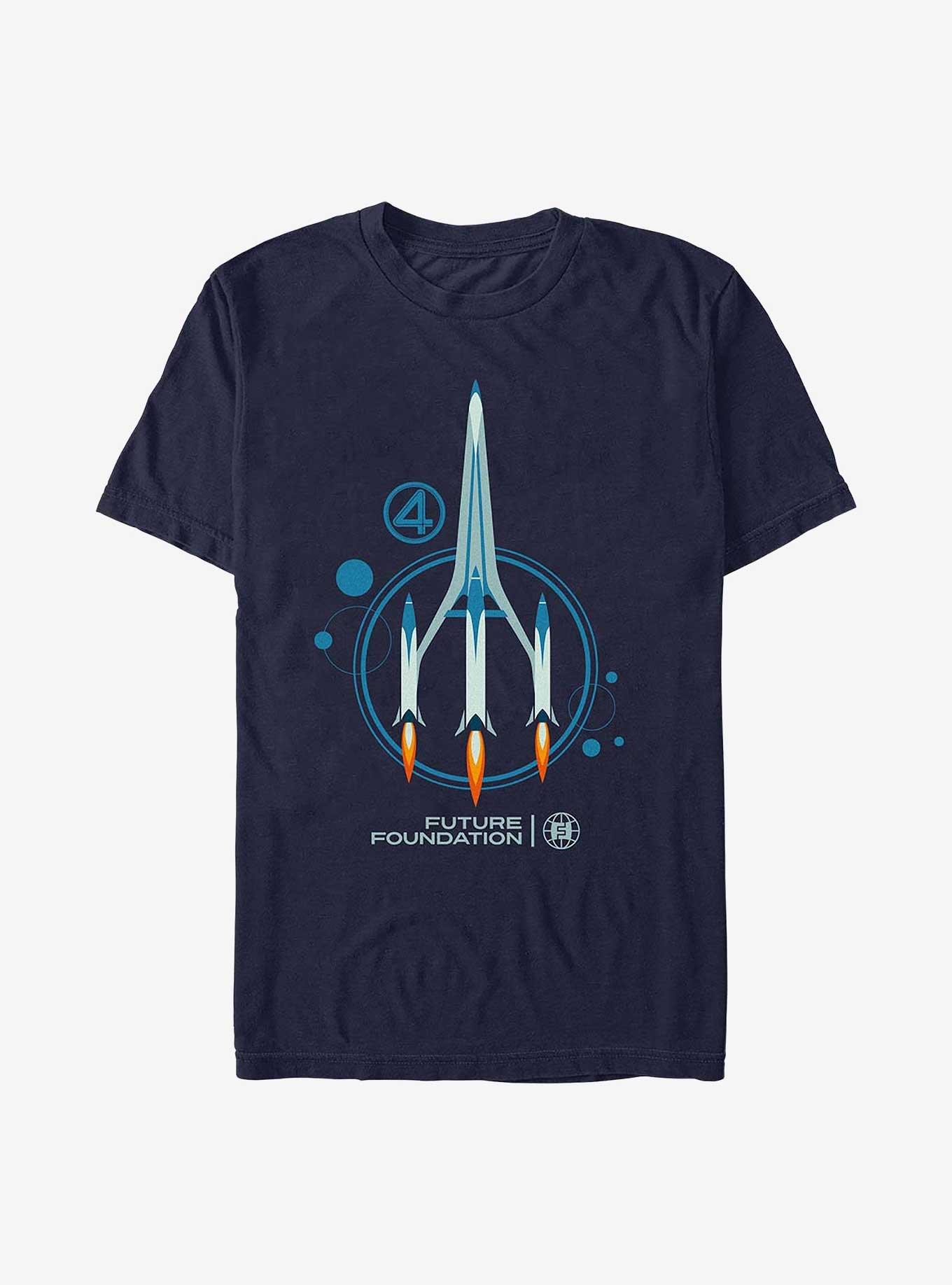 Marvel The Fantastic Four: First Steps Future Foundation T-Shirt, NAVY, hi-res