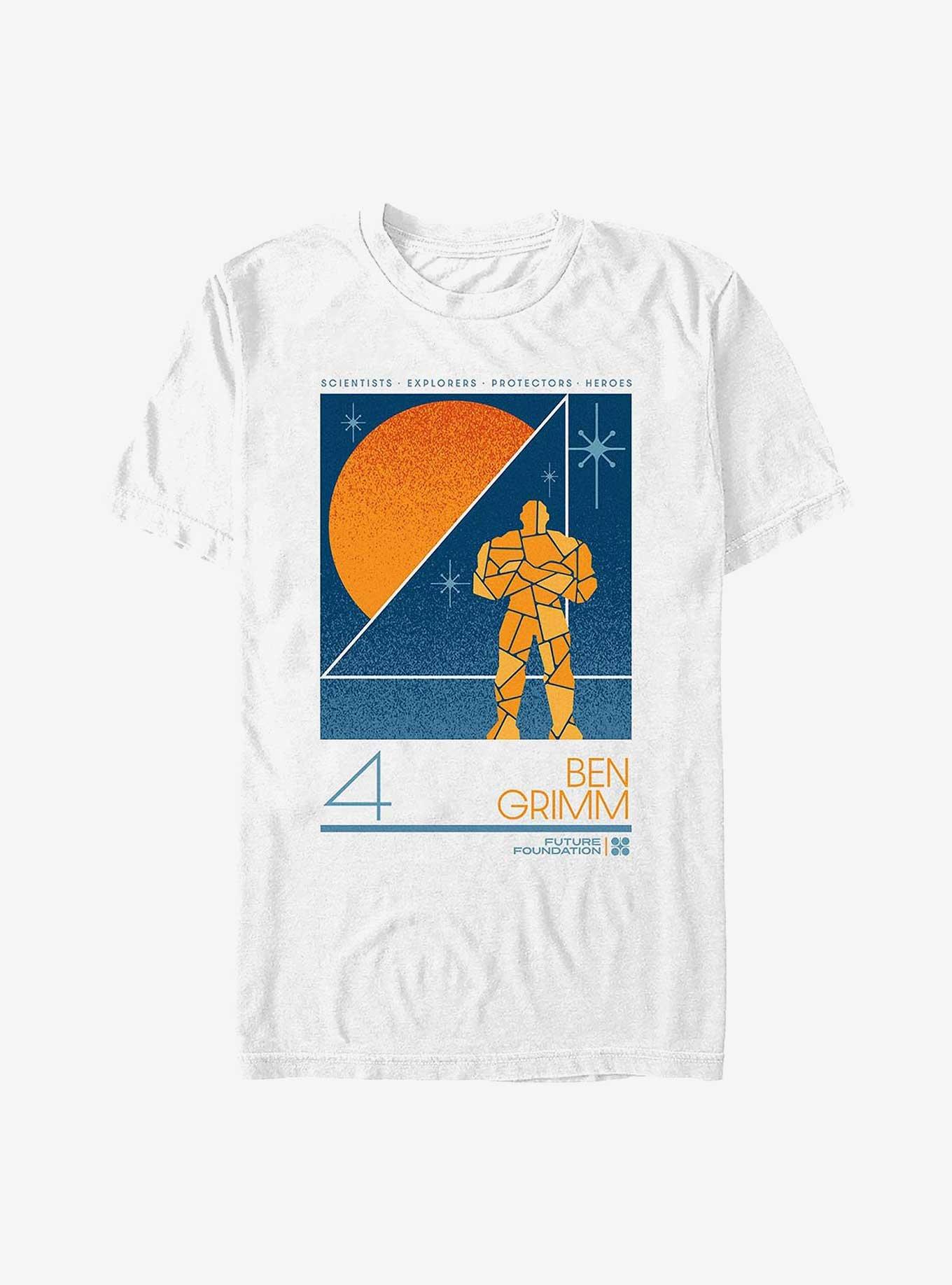 Marvel The Fantastic Four: First Steps Ben Grimm T-Shirt, WHITE, hi-res