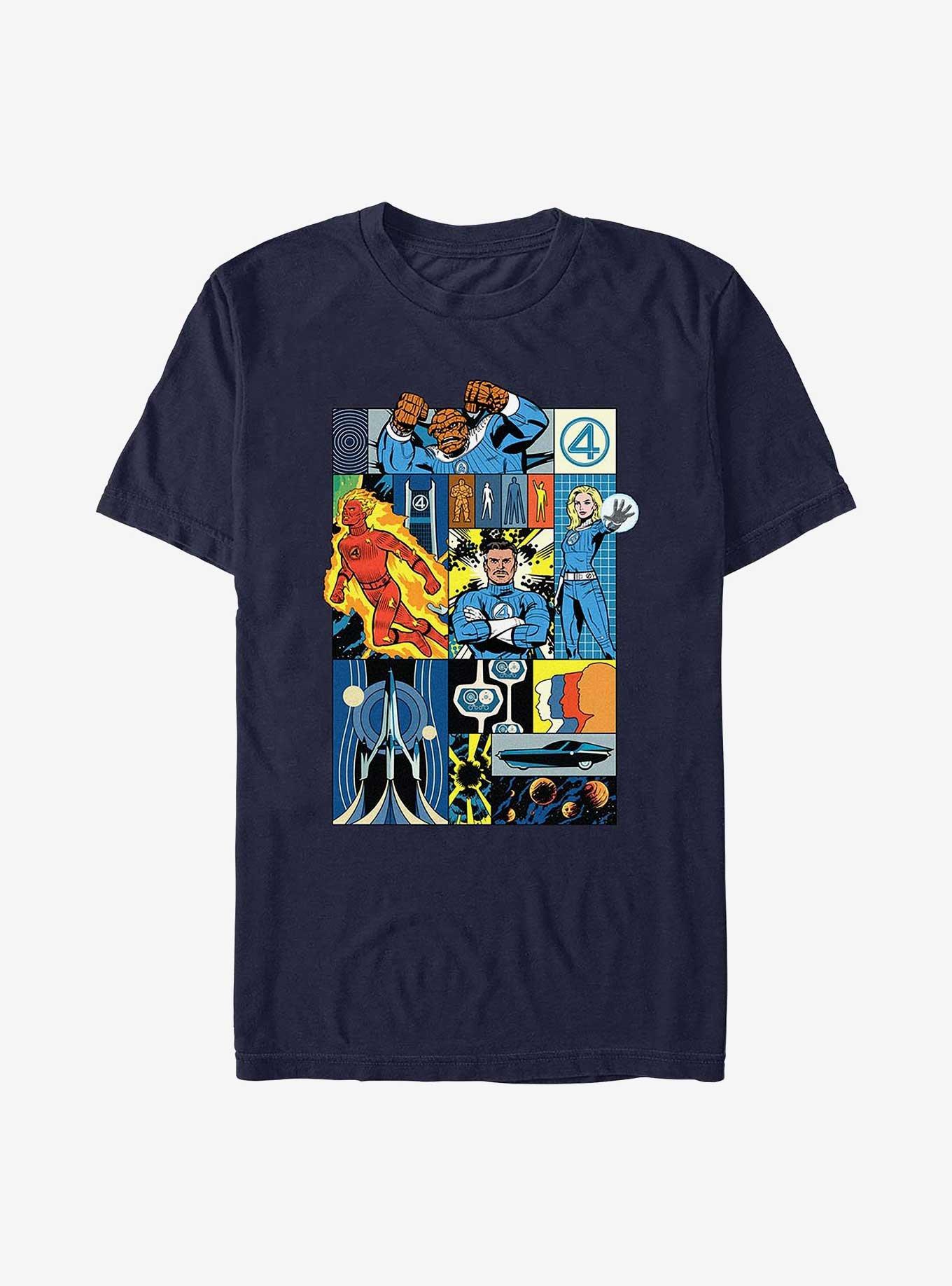 Marvel The Fantastic Four: First Steps Classic Collage T-Shirt, , hi-res