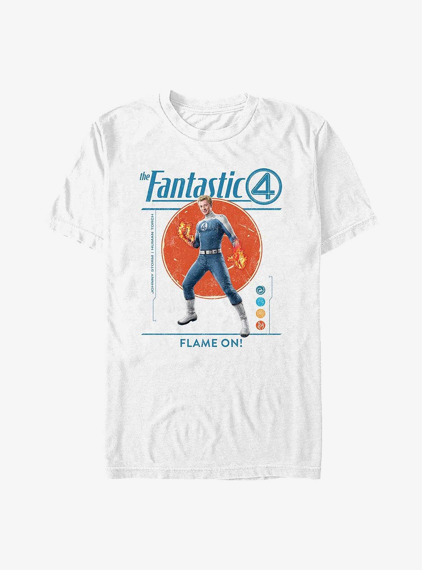 Marvel The Fantastic Four: First Steps Human Torch Pose T-Shirt